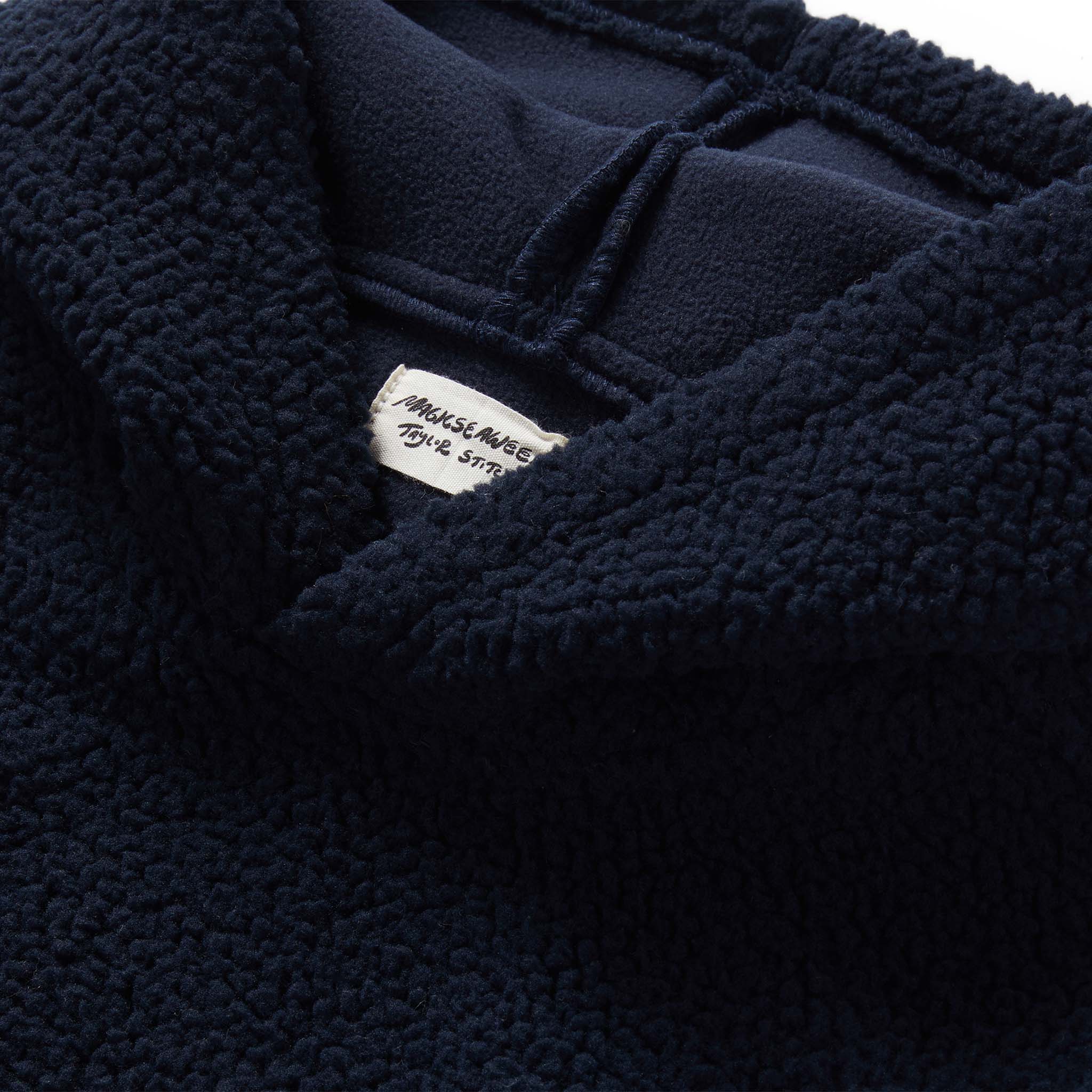 The Nomad Hoodie in Navy Sherpa - Image 5