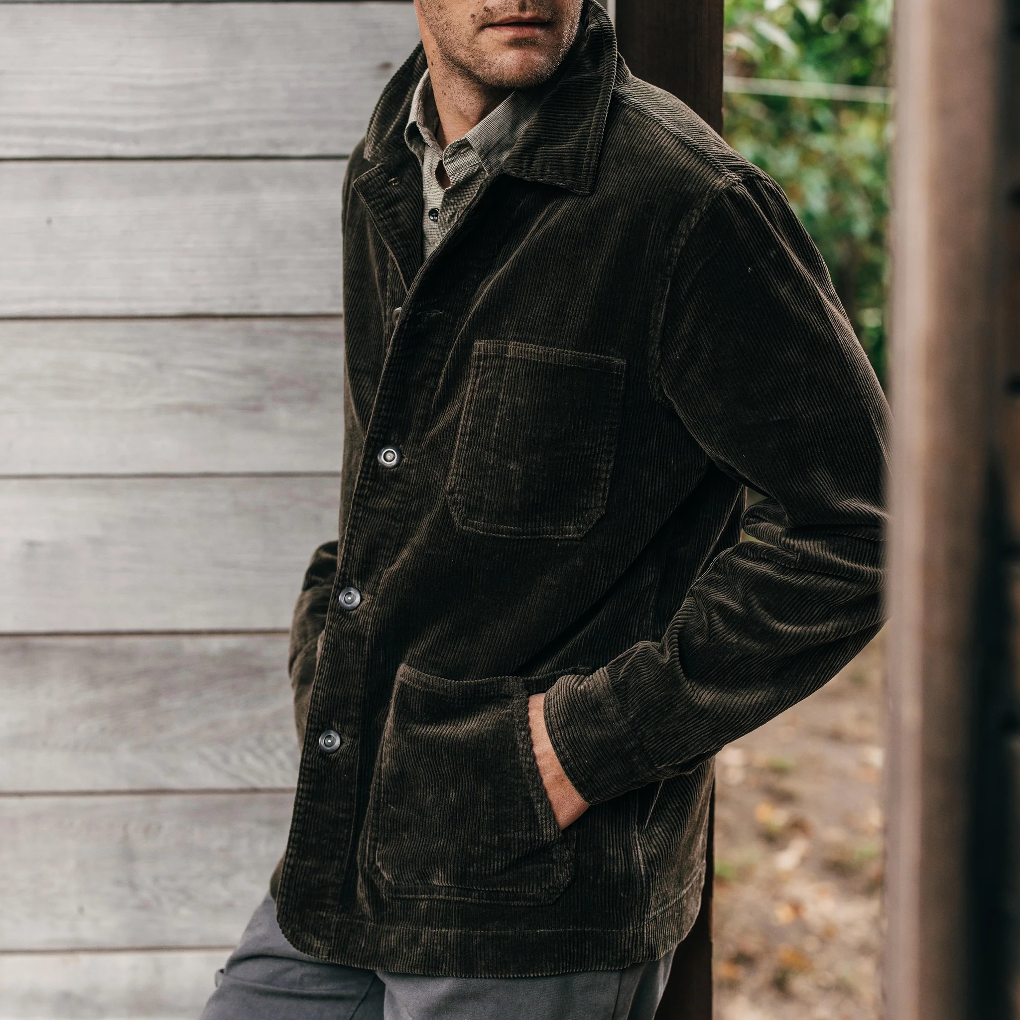 The Ojai Jacket in Army Cord - Image 2
