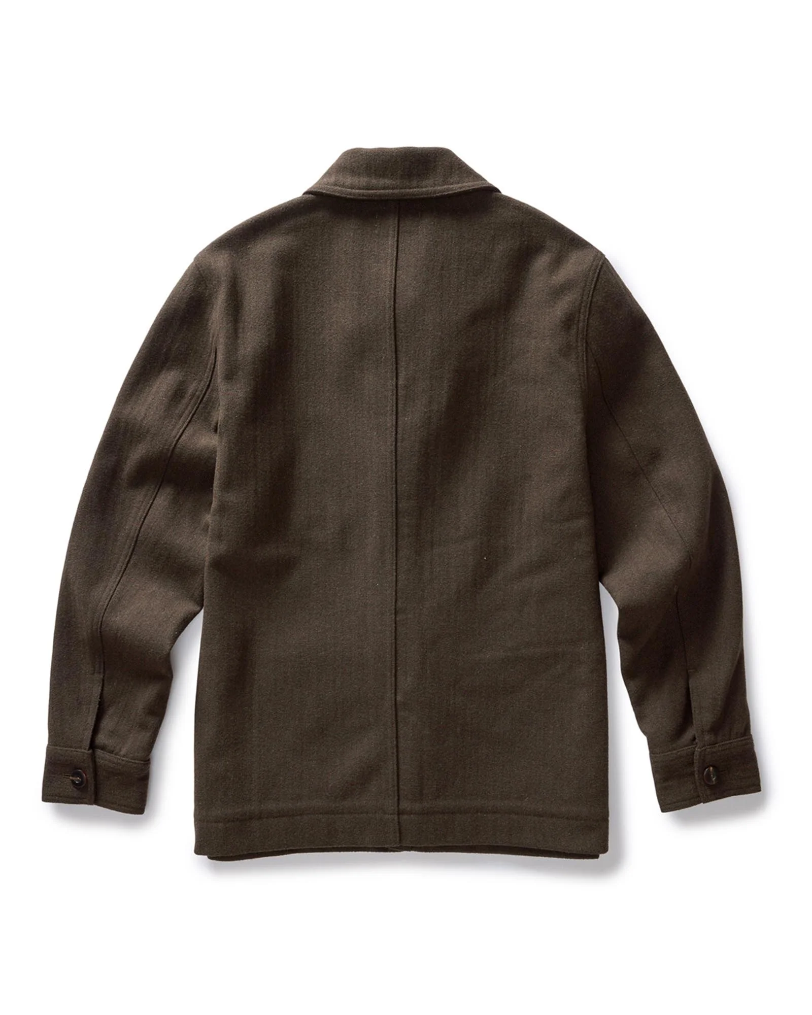 The Ojai Jacket in Army Herringbone Wool - Image 10