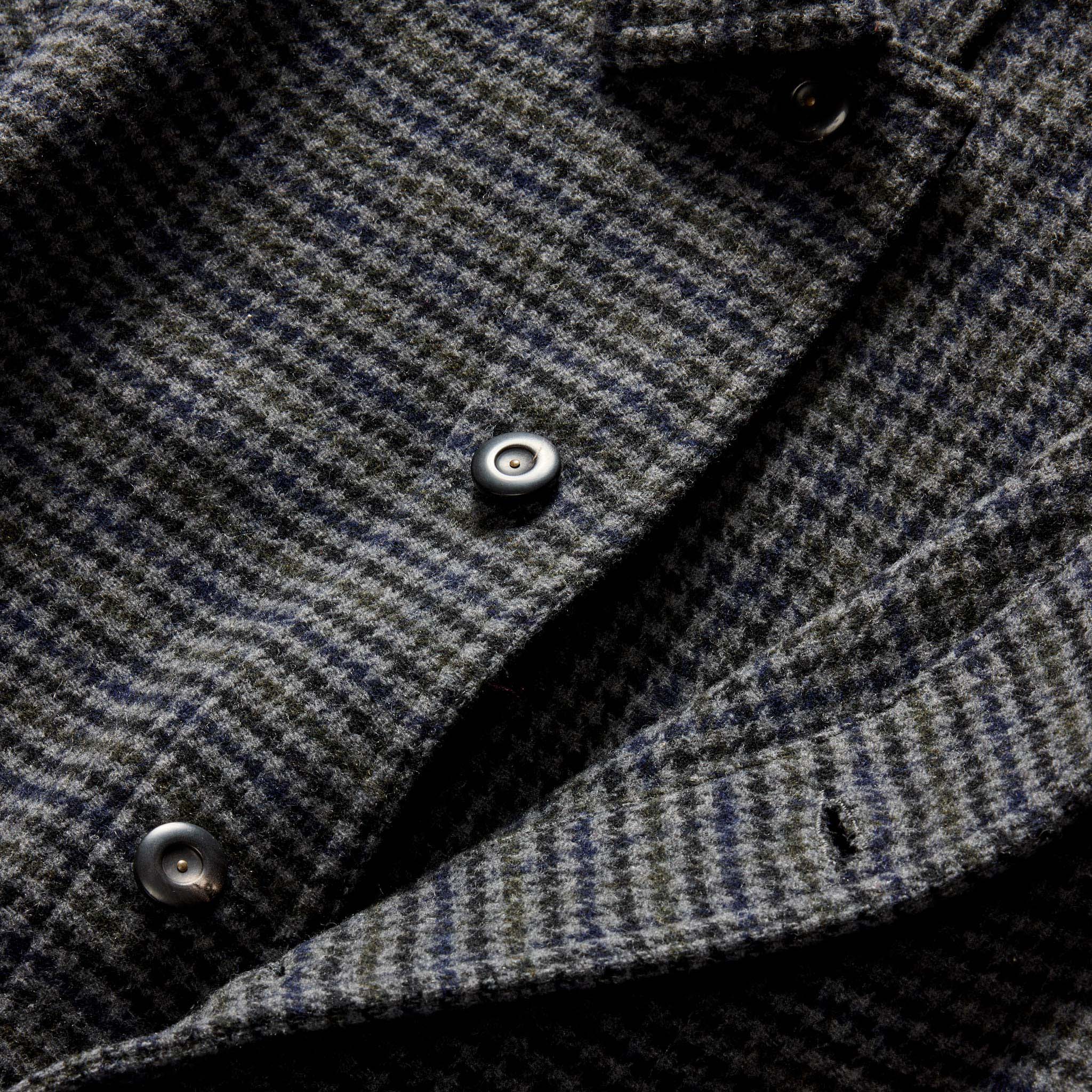The Ojai Jacket in Ash Guncheck Wool - Image 7