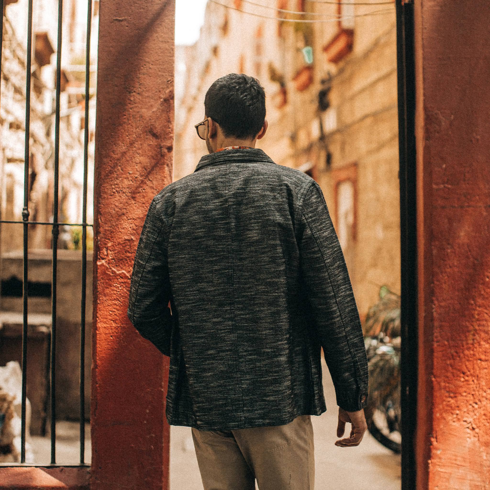 The Ojai Jacket in Black Cross Dye - Image 6