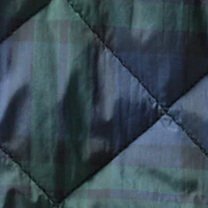 The Ojai Jacket in Blackwatch Plaid Diamond Quilt - Image 10