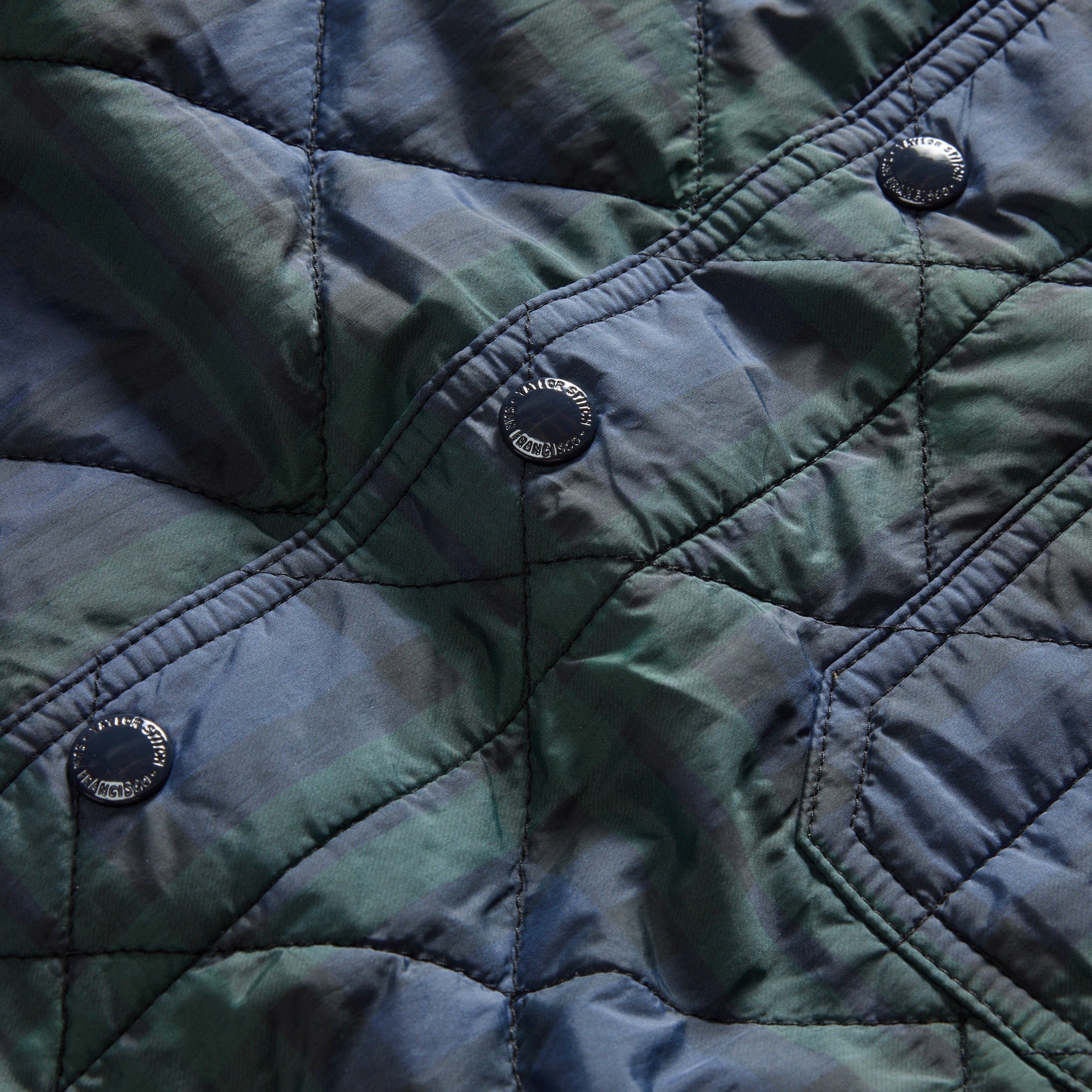 The Ojai Jacket in Blackwatch Plaid Diamond Quilt - Image 8