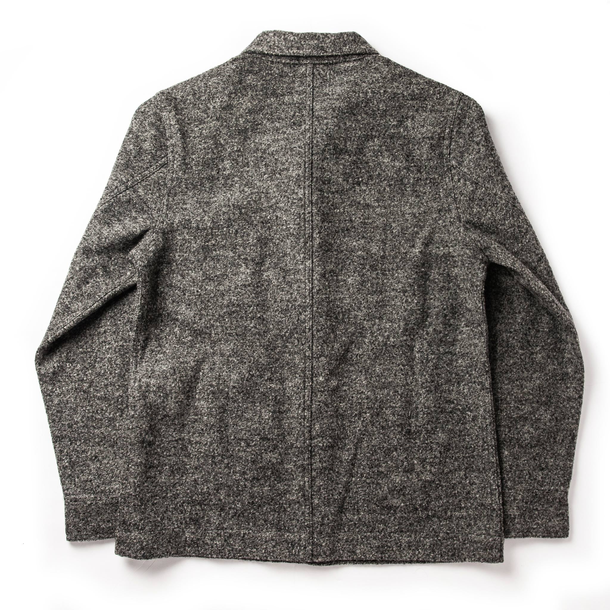 The Ojai Jacket in Charcoal Wool - Image 10