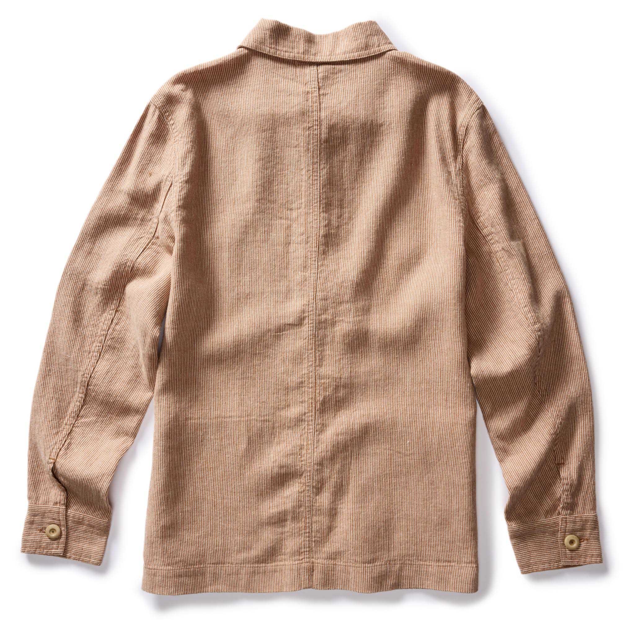 The Ojai Jacket in Chili Stripe Linen - Image 7