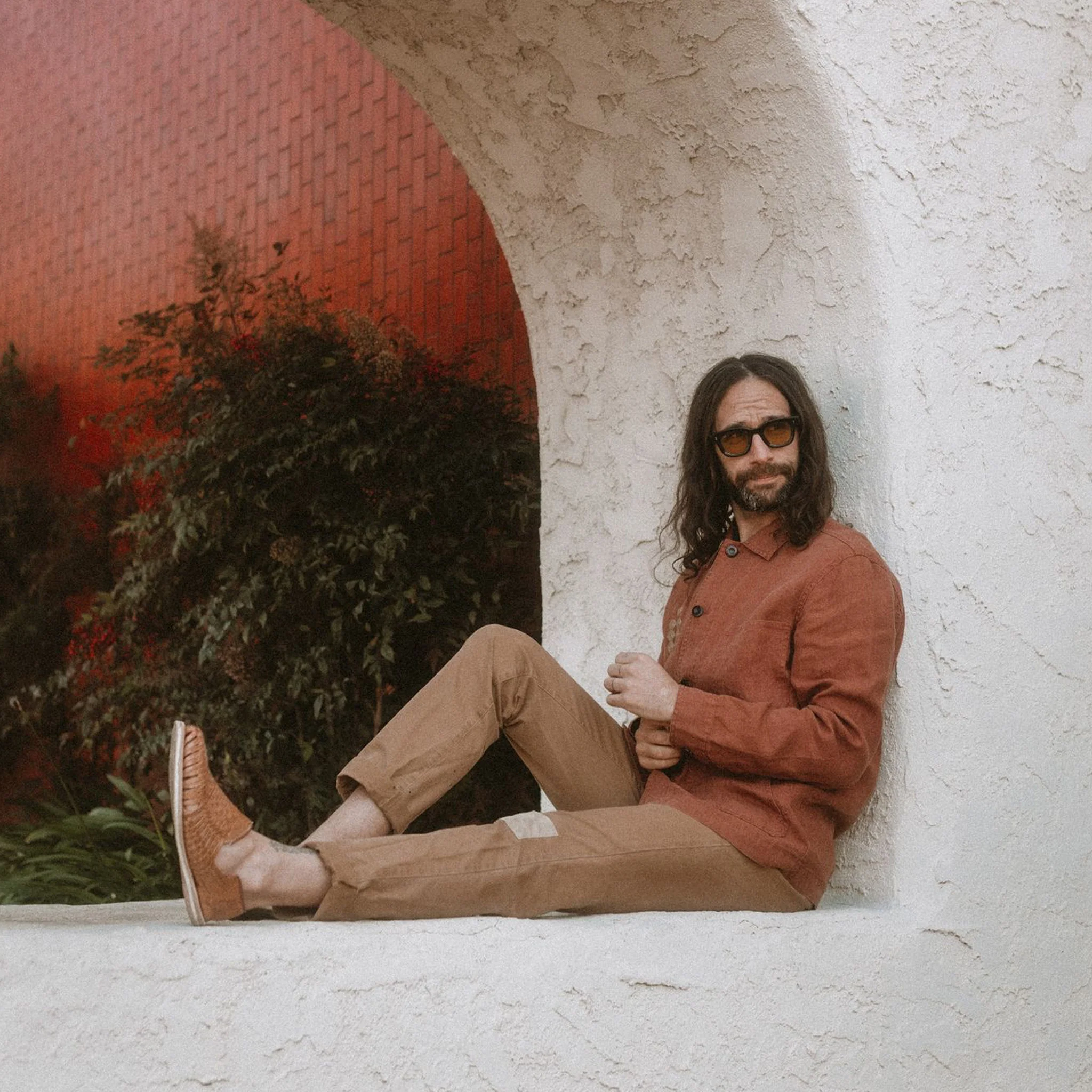 The Embroidered Ojai Jacket in Dried Guajillo Hemp - Image 4