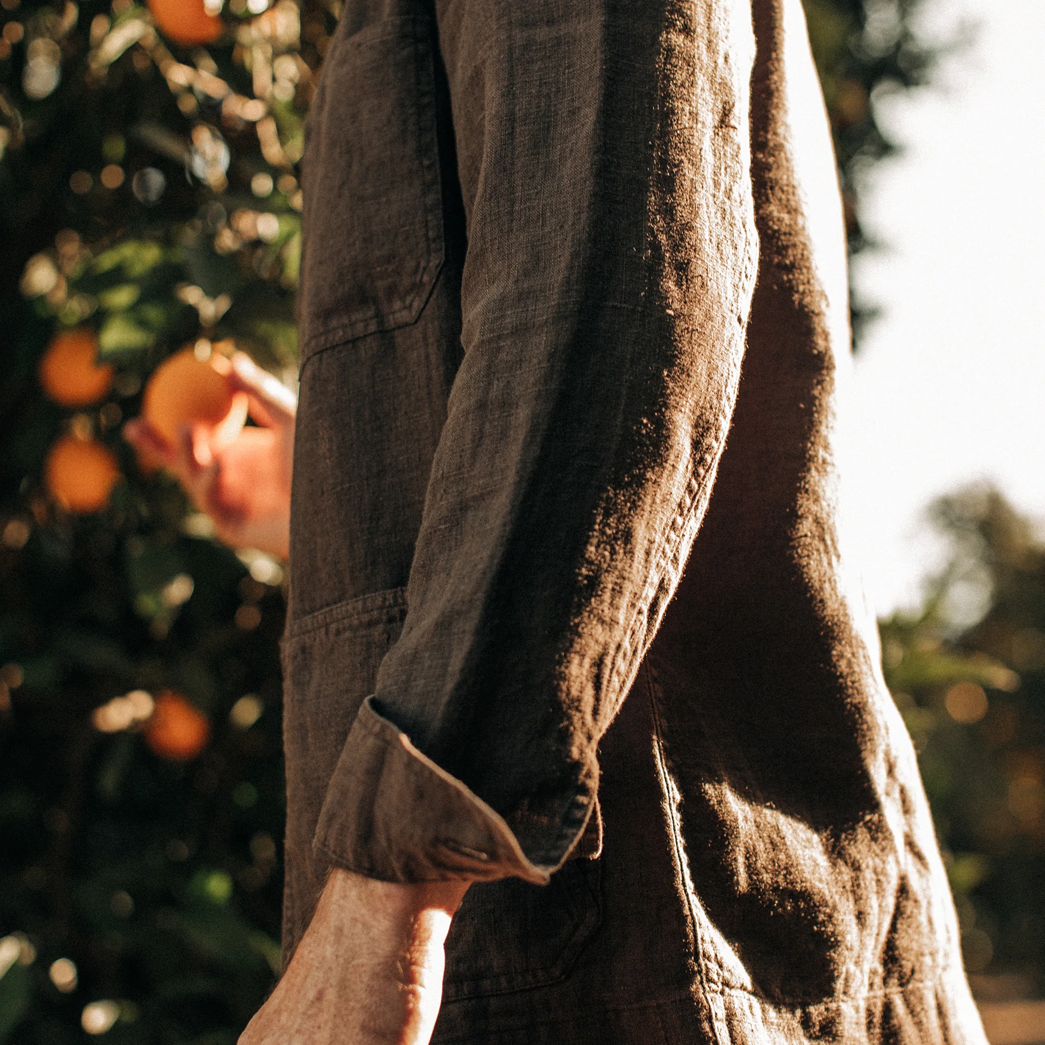 The Ojai Jacket in Espresso Hemp - Image 3