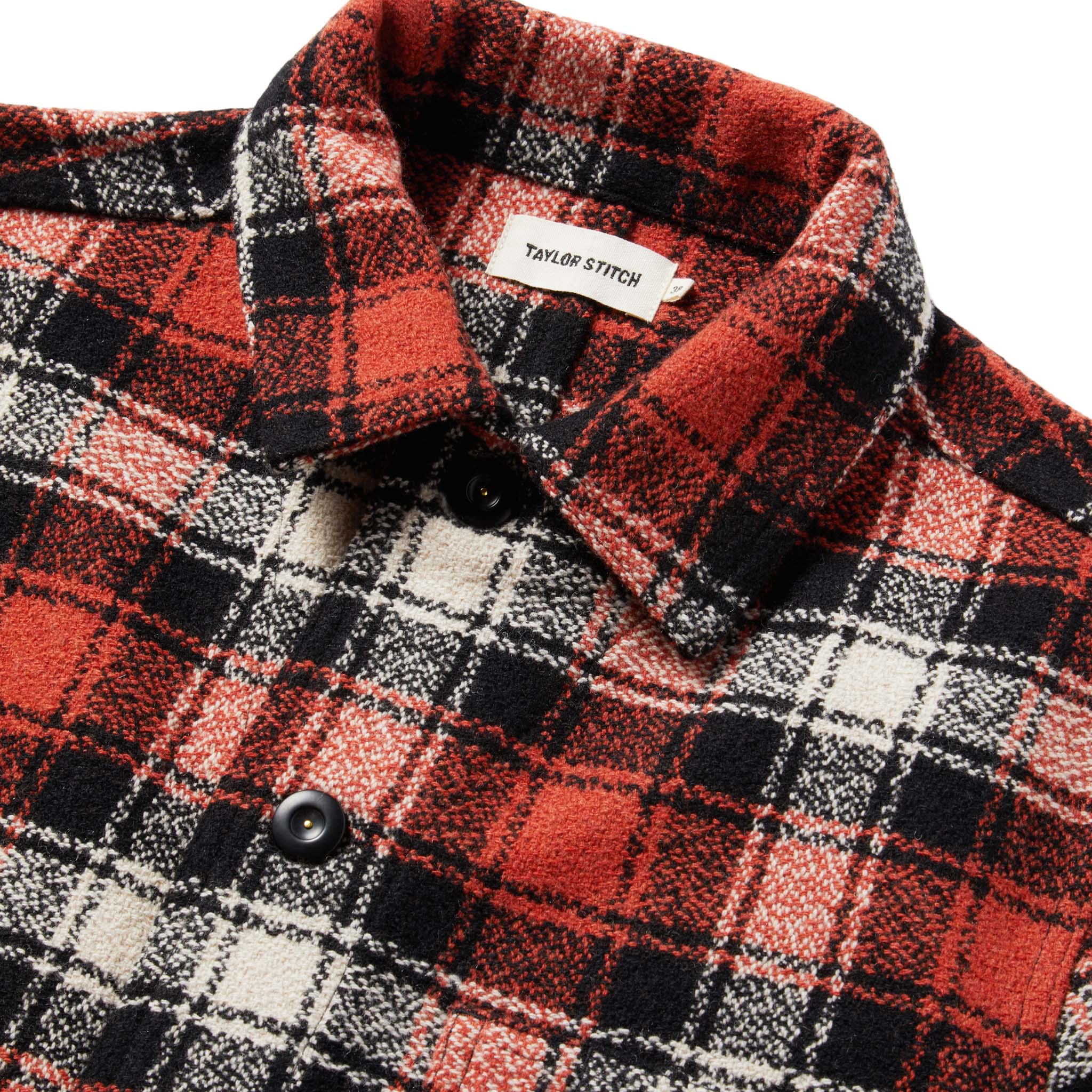 The Ojai Jacket in Garnet Plaid Wool - Image 6