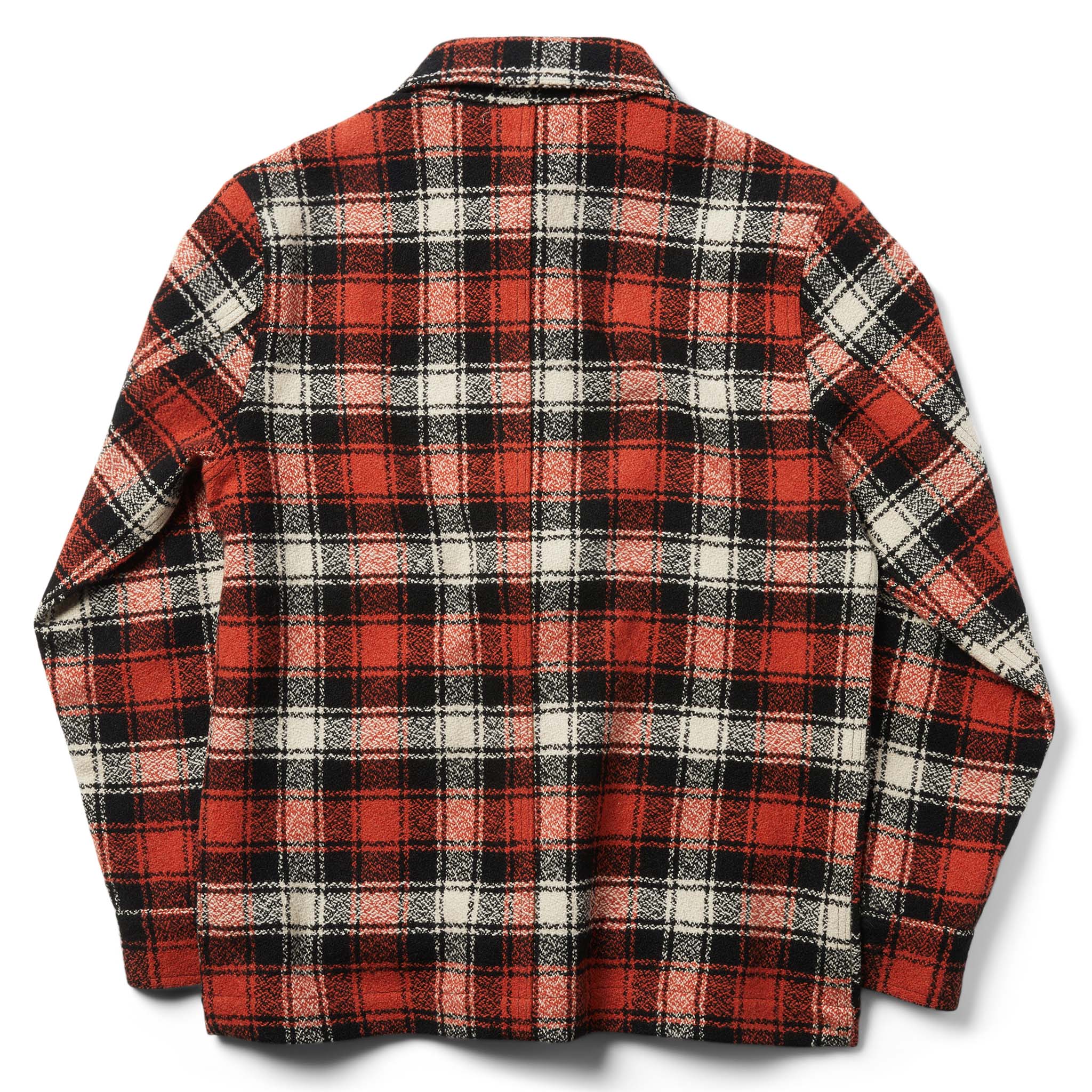The Ojai Jacket in Garnet Plaid Wool - Image 8