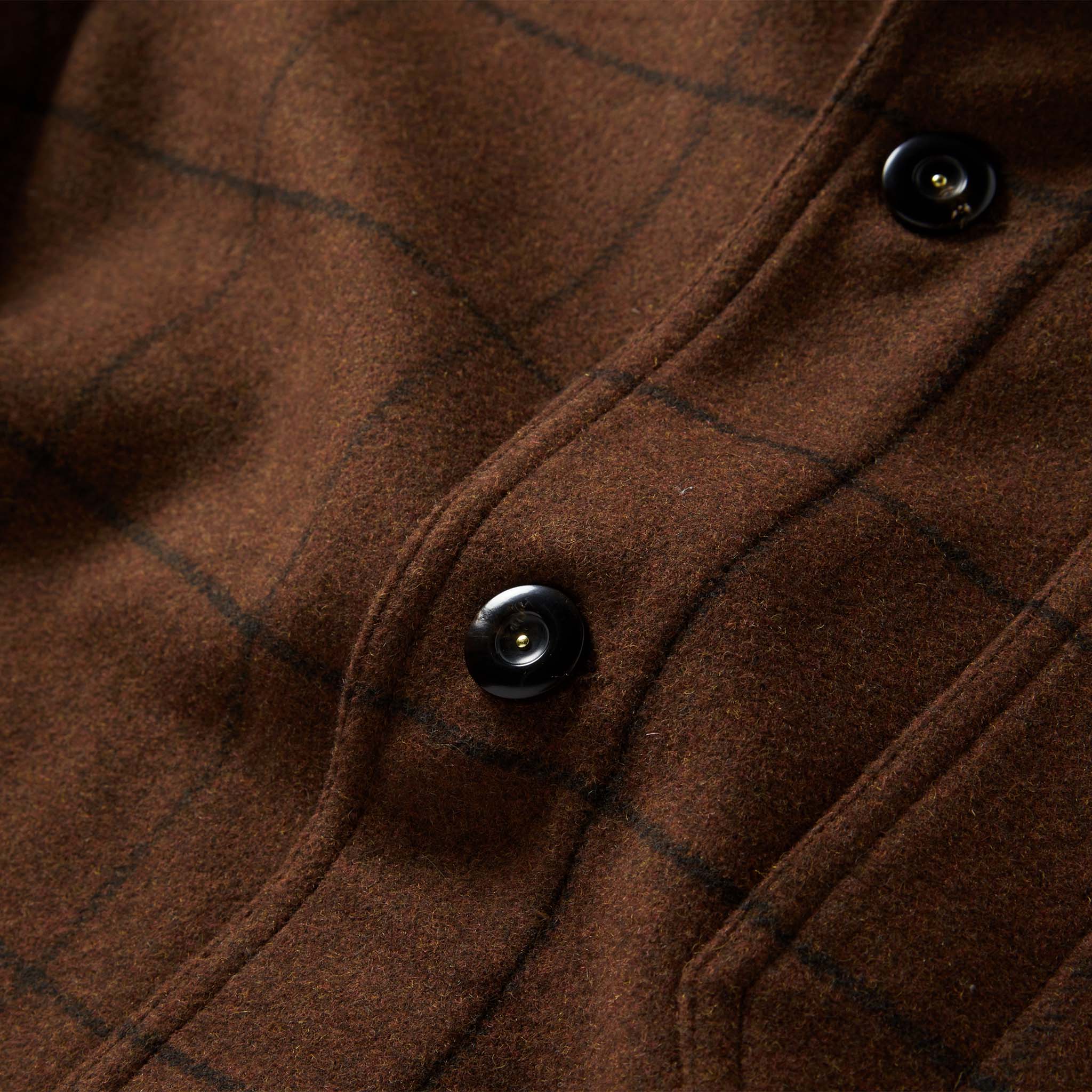 The Ojai Jacket in Ginger Check Wool - Image 9