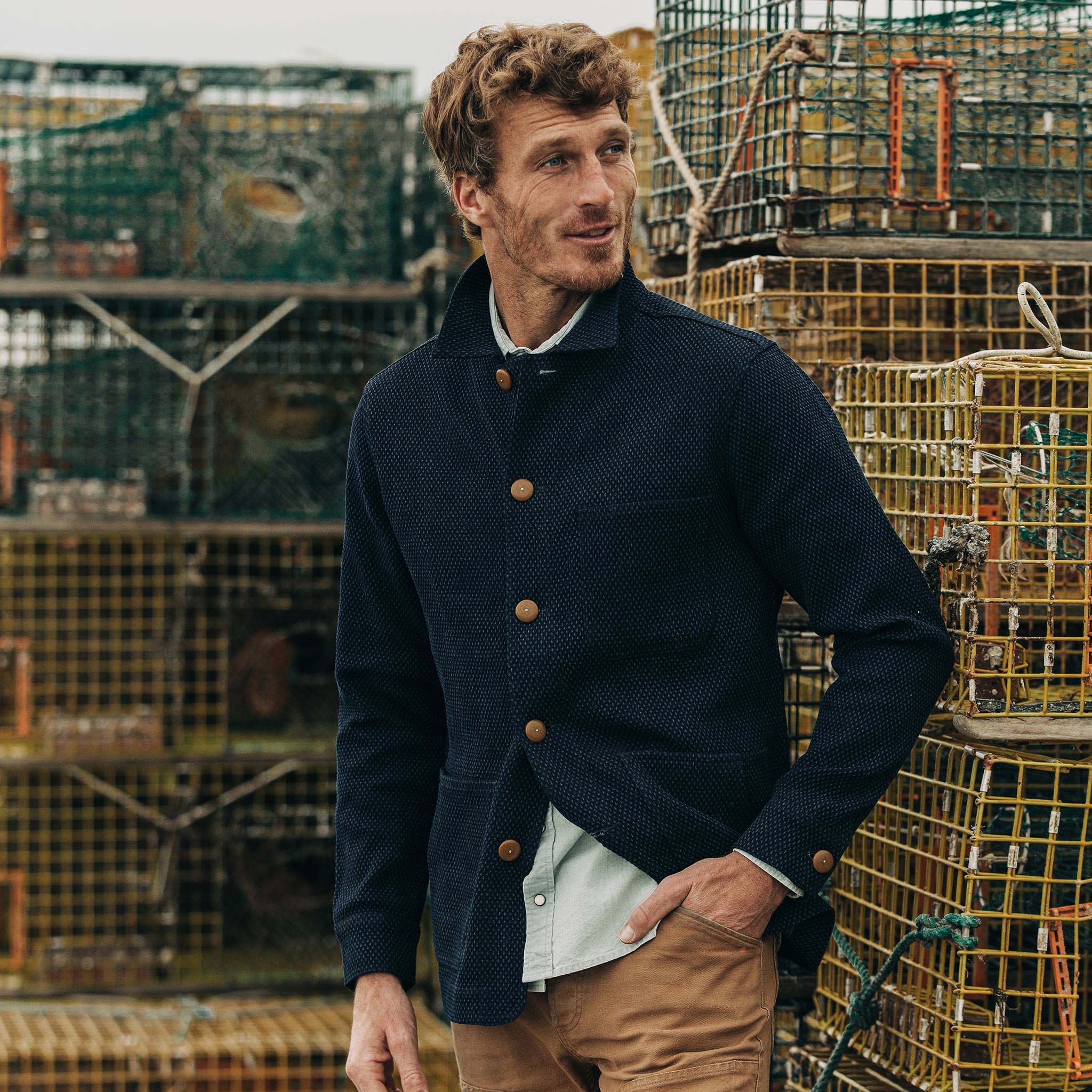 The Ojai Jacket in Indigo Diamond Plate - Image 2