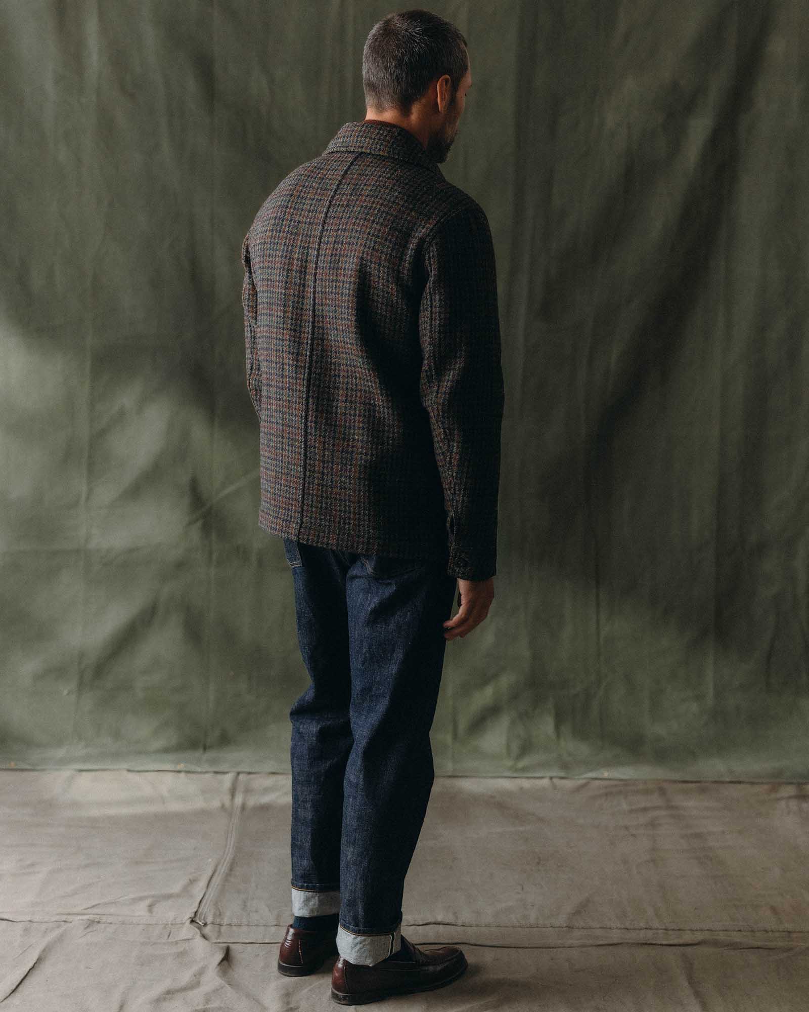 The Ojai Jacket in Marsh Guncheck Harris Tweed Wool - Image 5