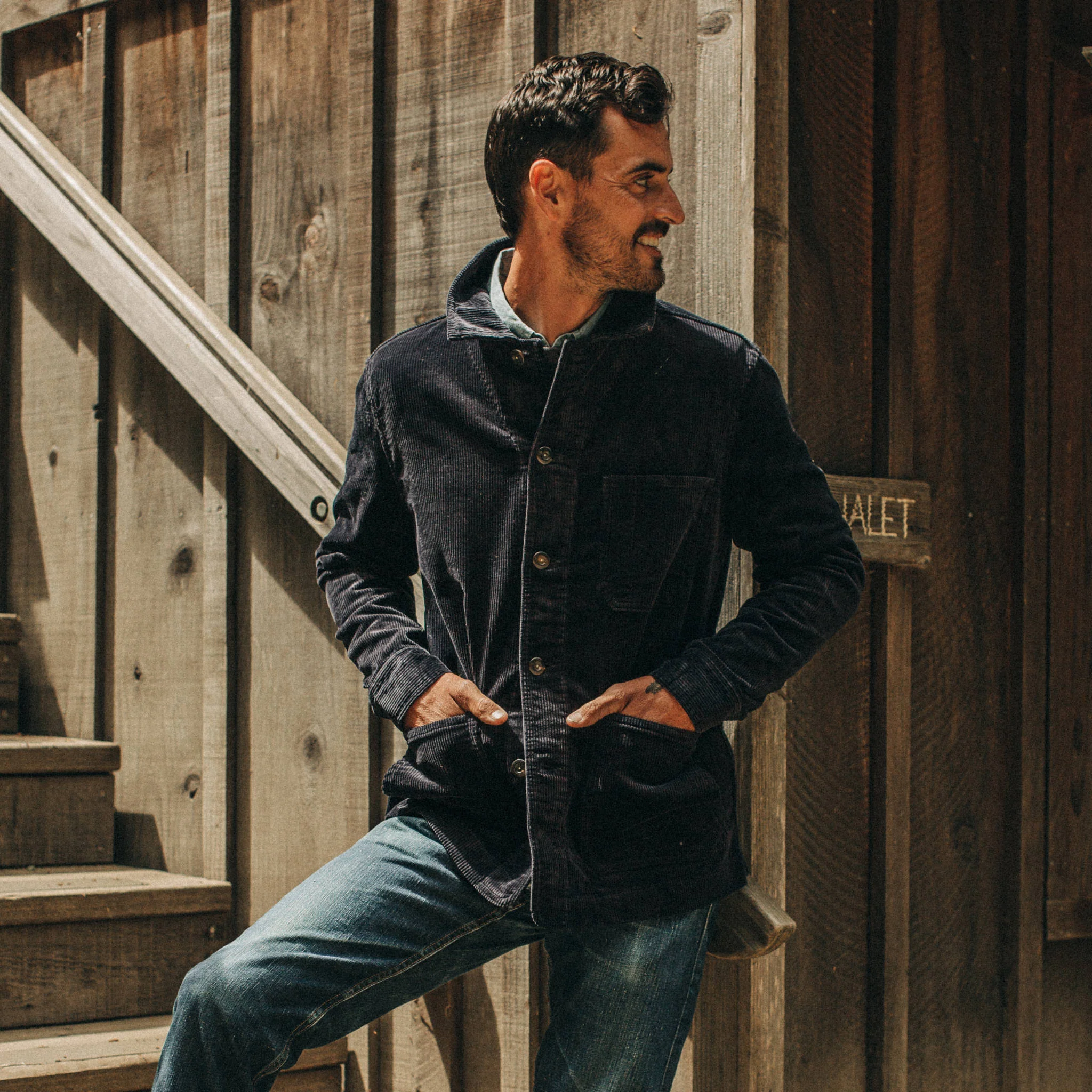 The Ojai Jacket in Midnight Cord - Image 2
