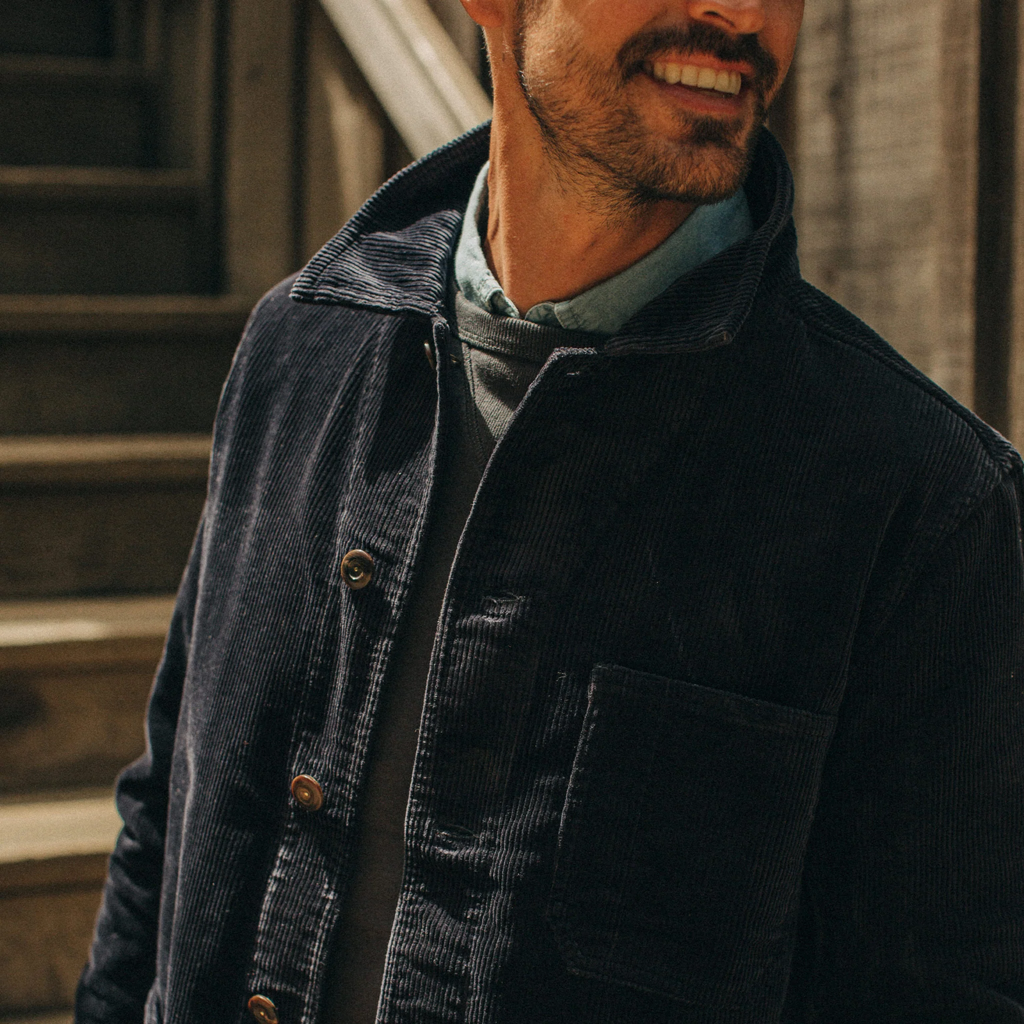 The Ojai Jacket in Midnight Cord - Image 3