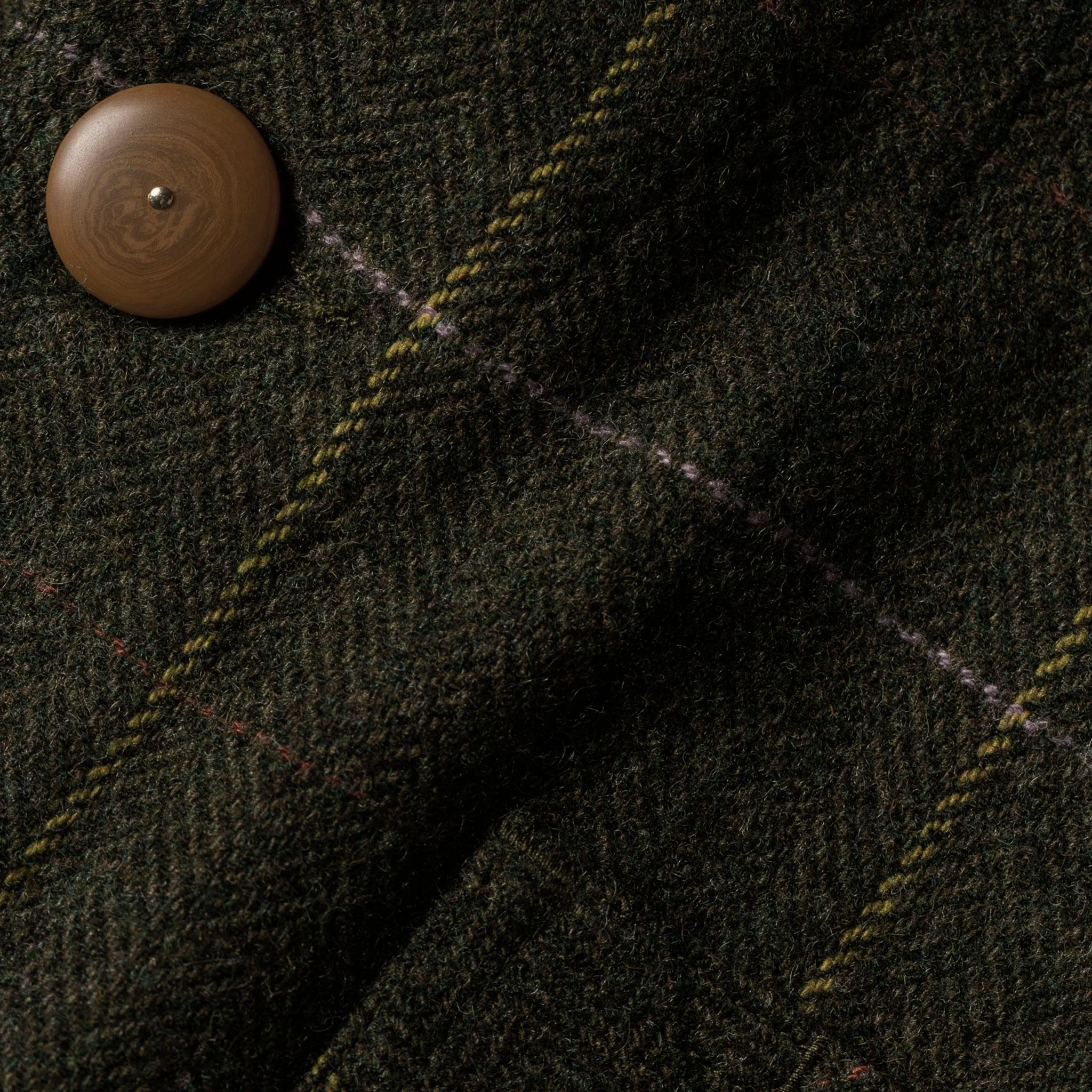 The Ojai Jacket in Olive Tweed Herringbone - Image 8