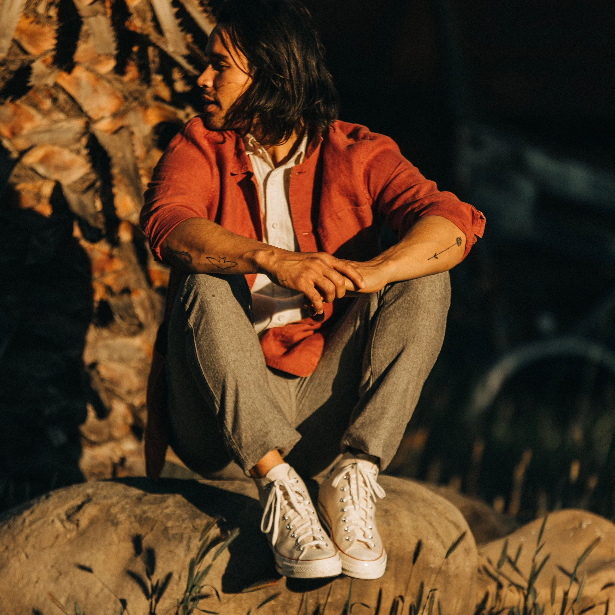 The Ojai Jacket in Rust Hemp - Image 2