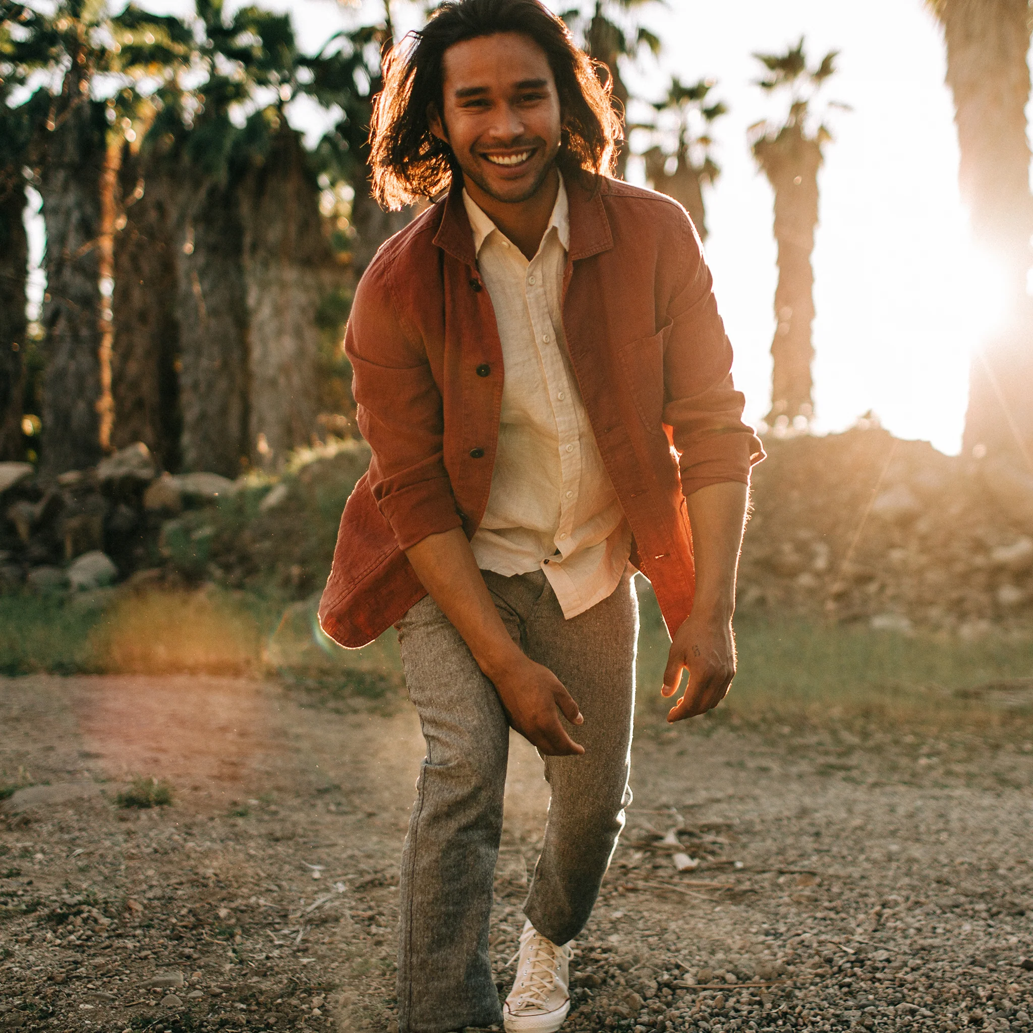The Ojai Jacket in Rust Hemp - Image 4