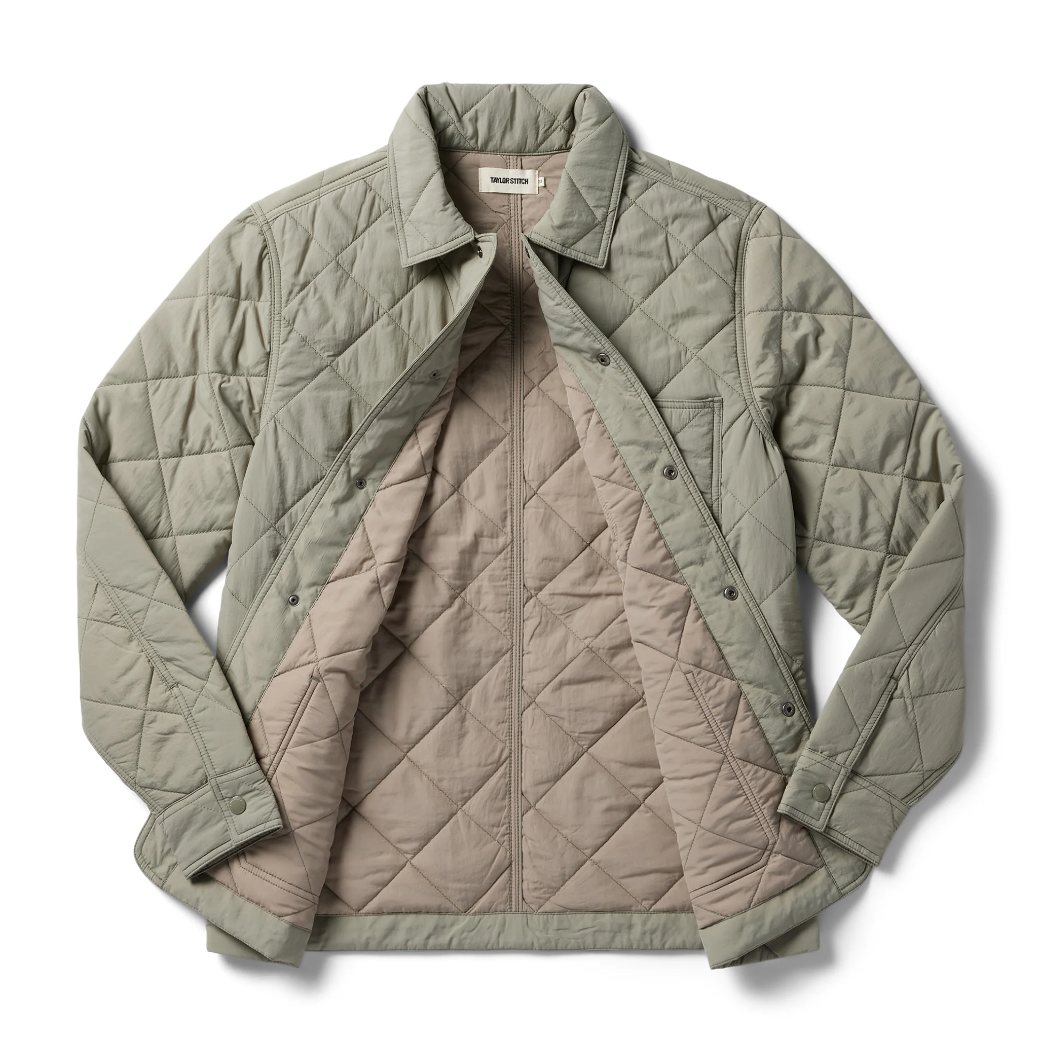 The Ojai Jacket in Sagebrush Diamond Quilt - Image 6
