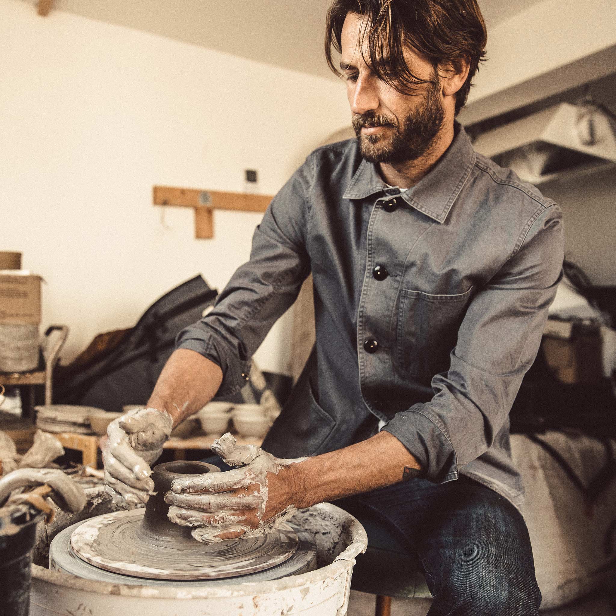 The Ojai Jacket in Washed Charcoal - Image 3