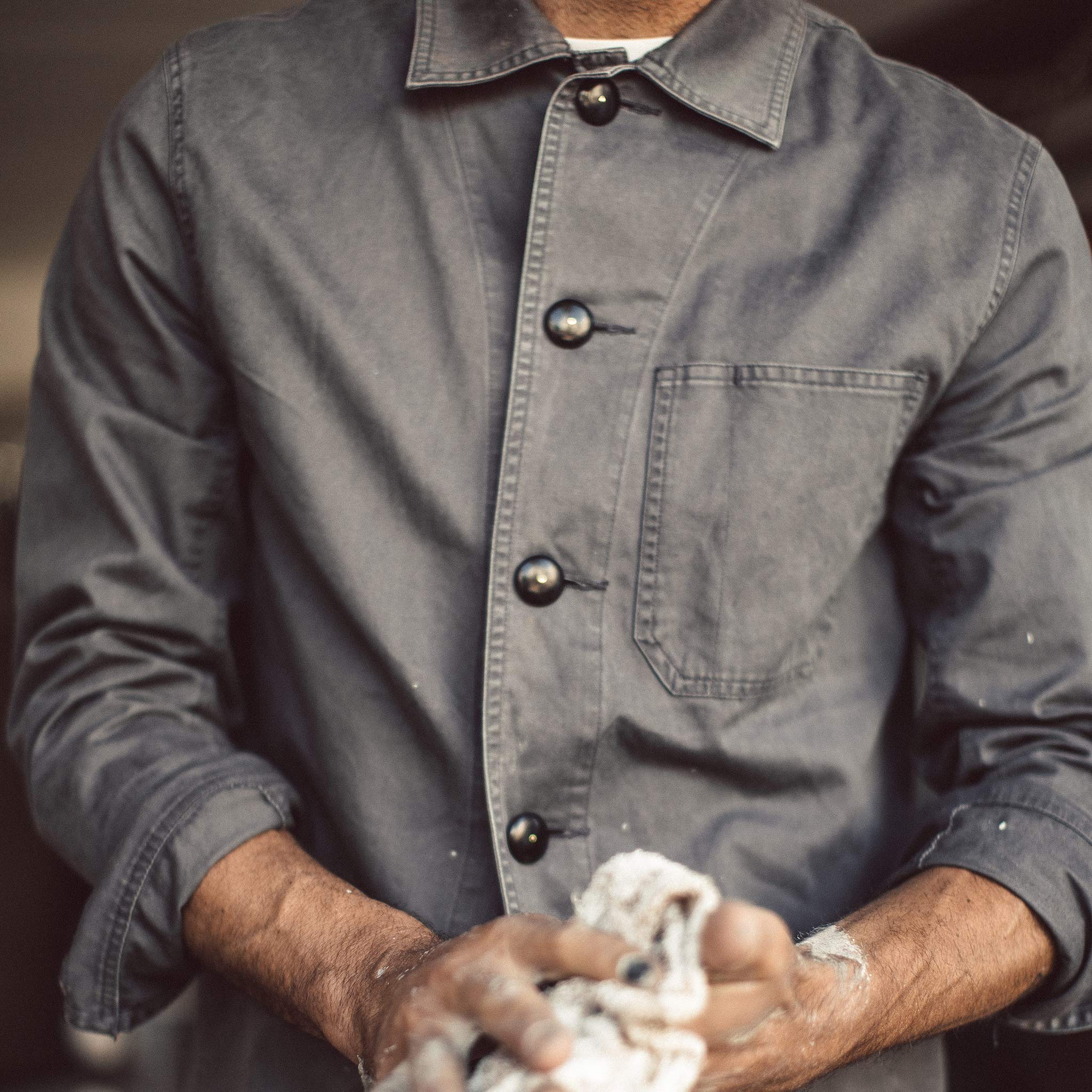 The Ojai Jacket in Washed Charcoal - Image 4