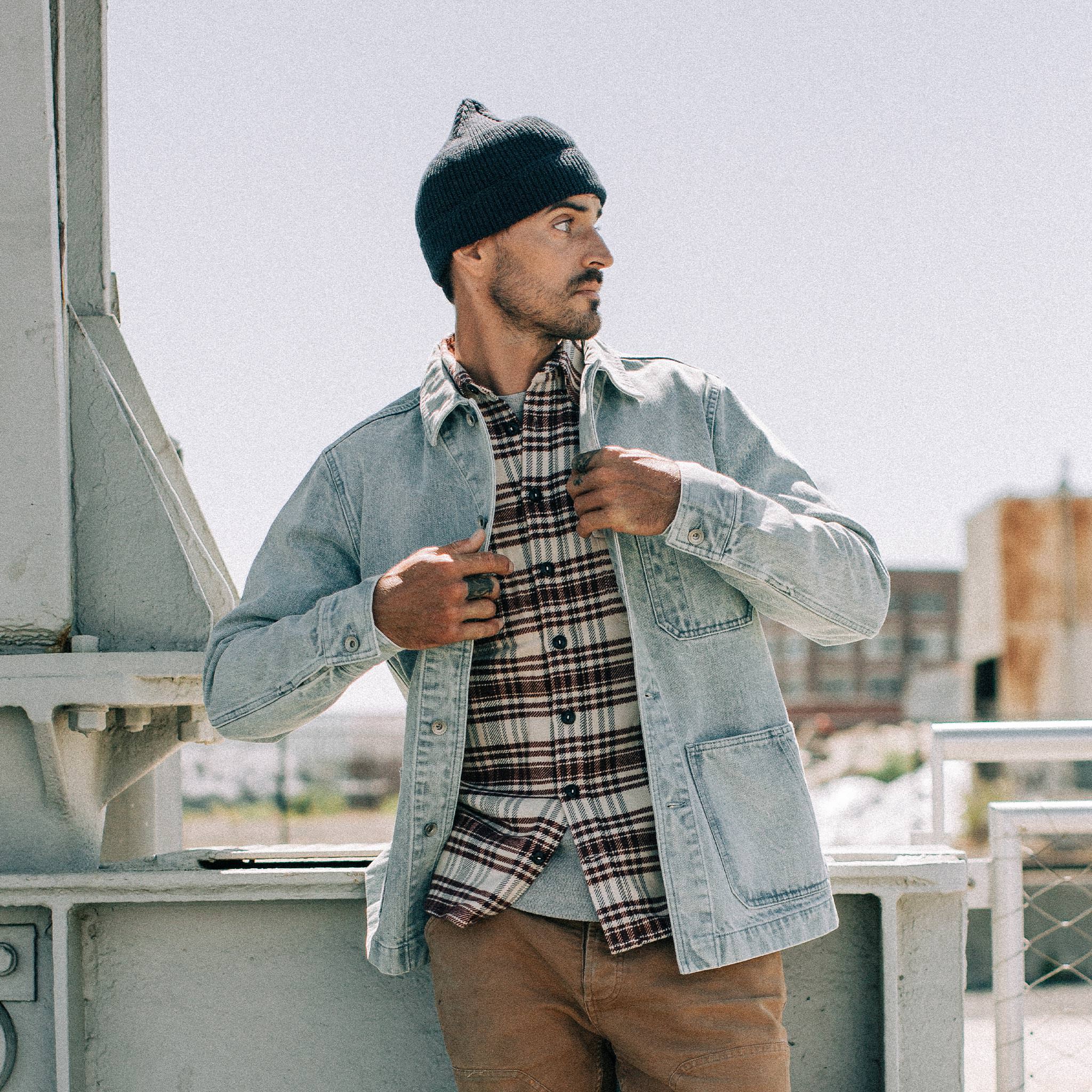 The Ojai Jacket in Washed Denim - Image 5