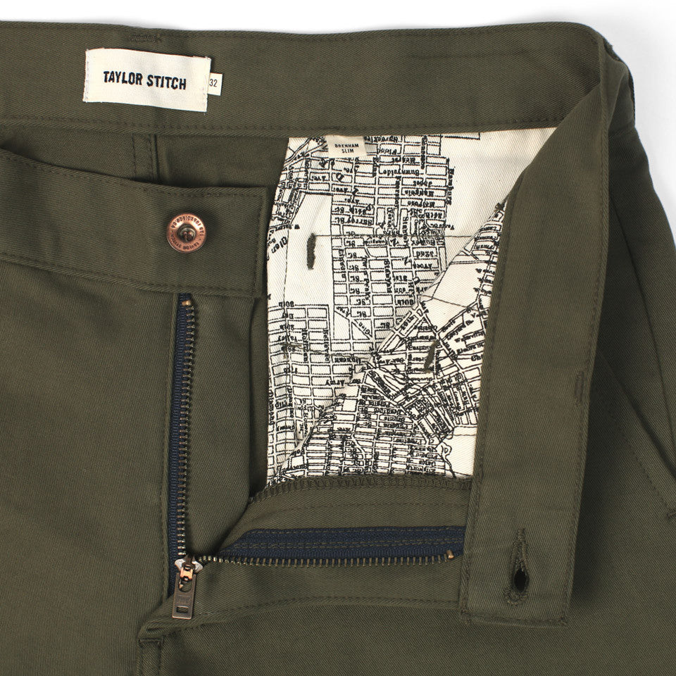The Slim Chino in Olive - Image 6