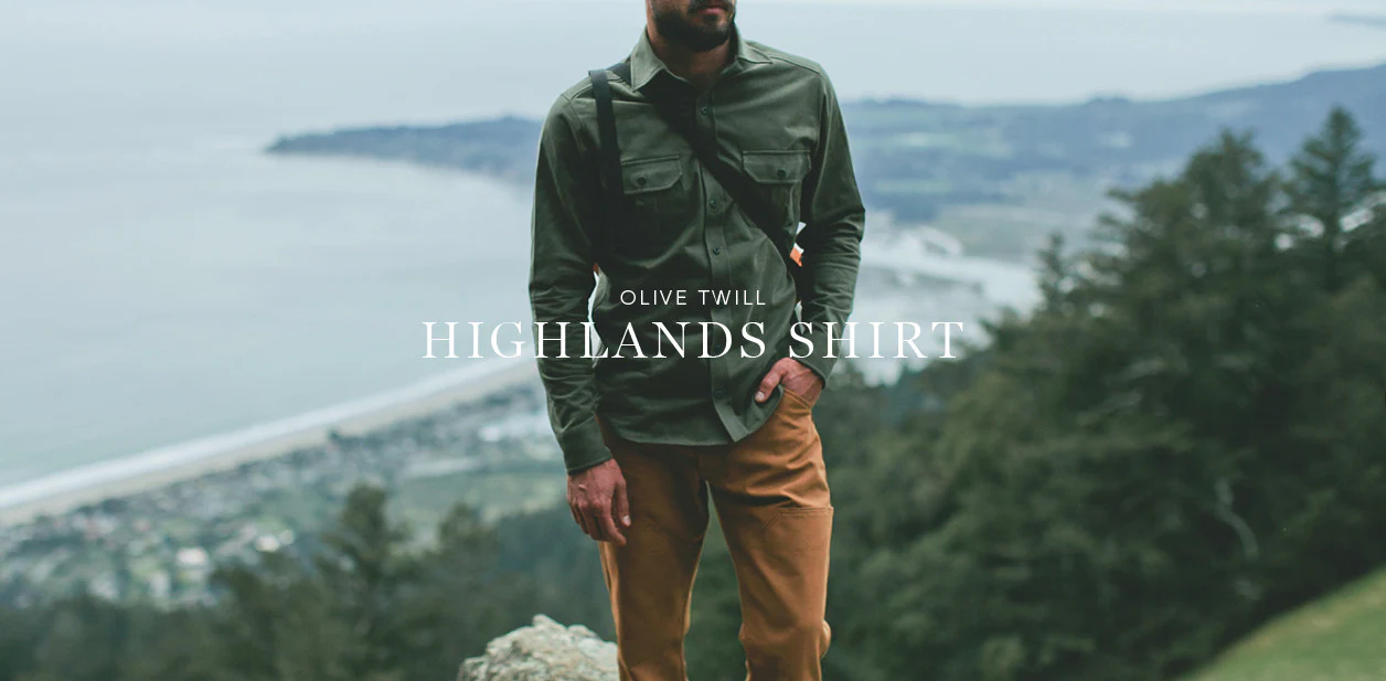Olive Twill Highlands Shirt - Image 11