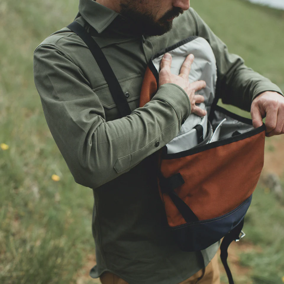 Olive Twill Highlands Shirt - Image 3