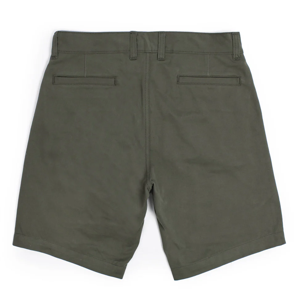 Traveler Shorts in Olive Twill - Image 6