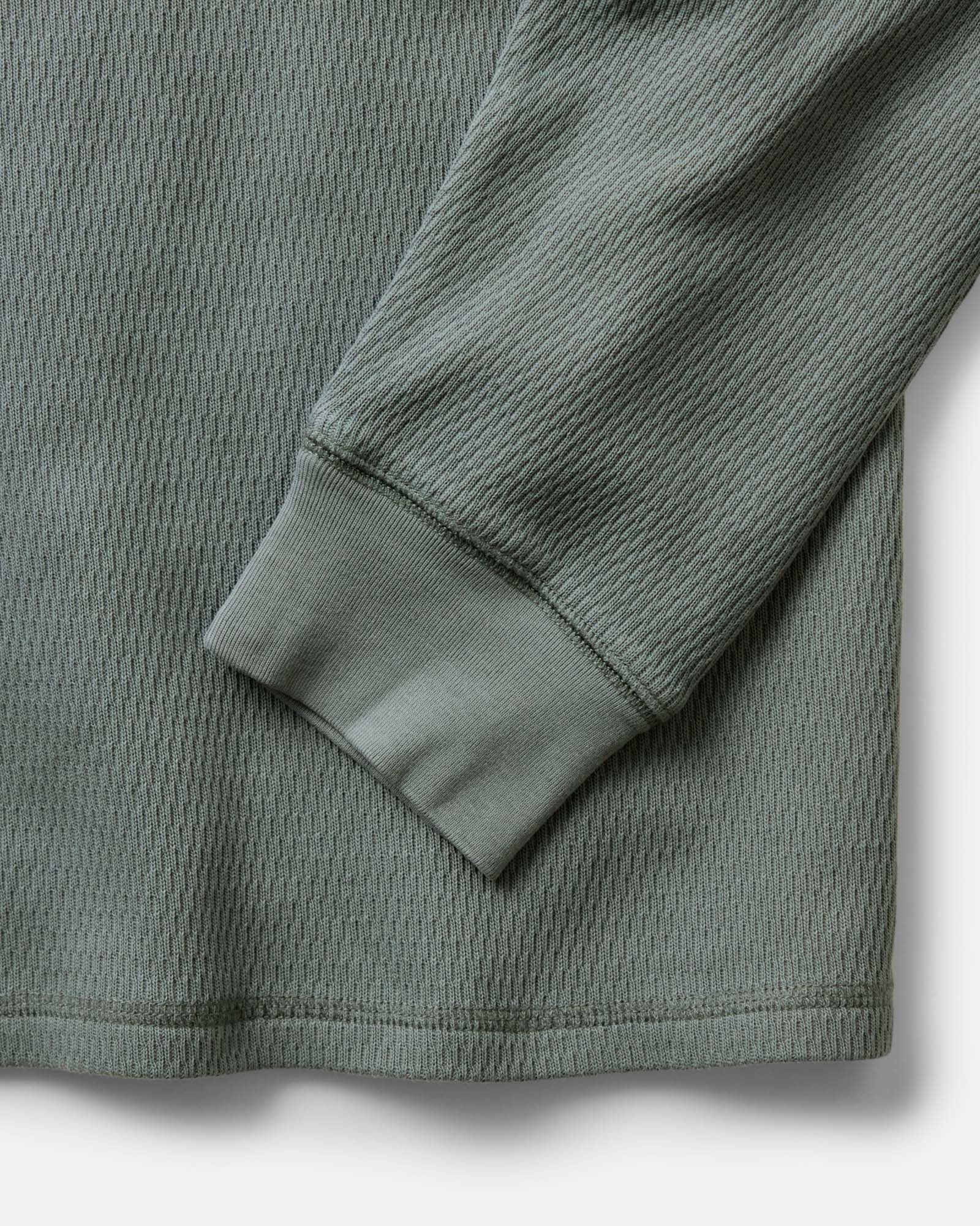 The Organic Cotton Crew in Deep Sea Waffle - Image 5