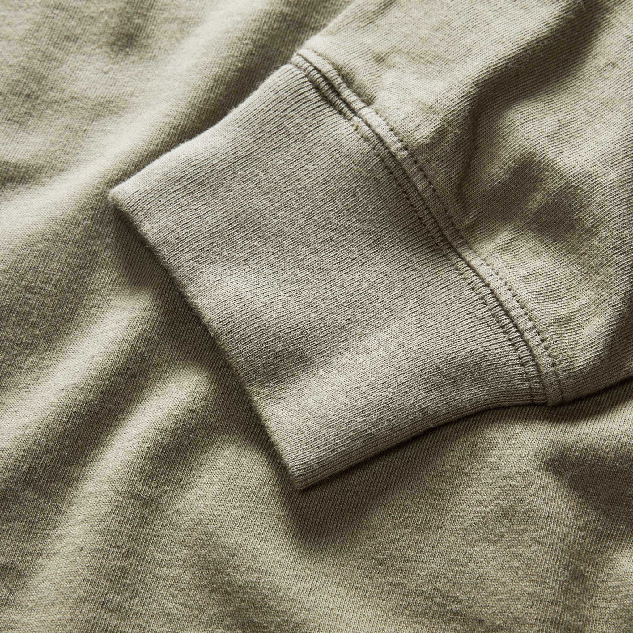 The Organic Cotton Henley in Sage - Image 6