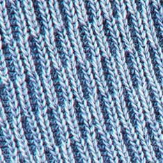 The Organic Cotton Short Sleeve Crew in Washed Blue Waffle - Image 7
