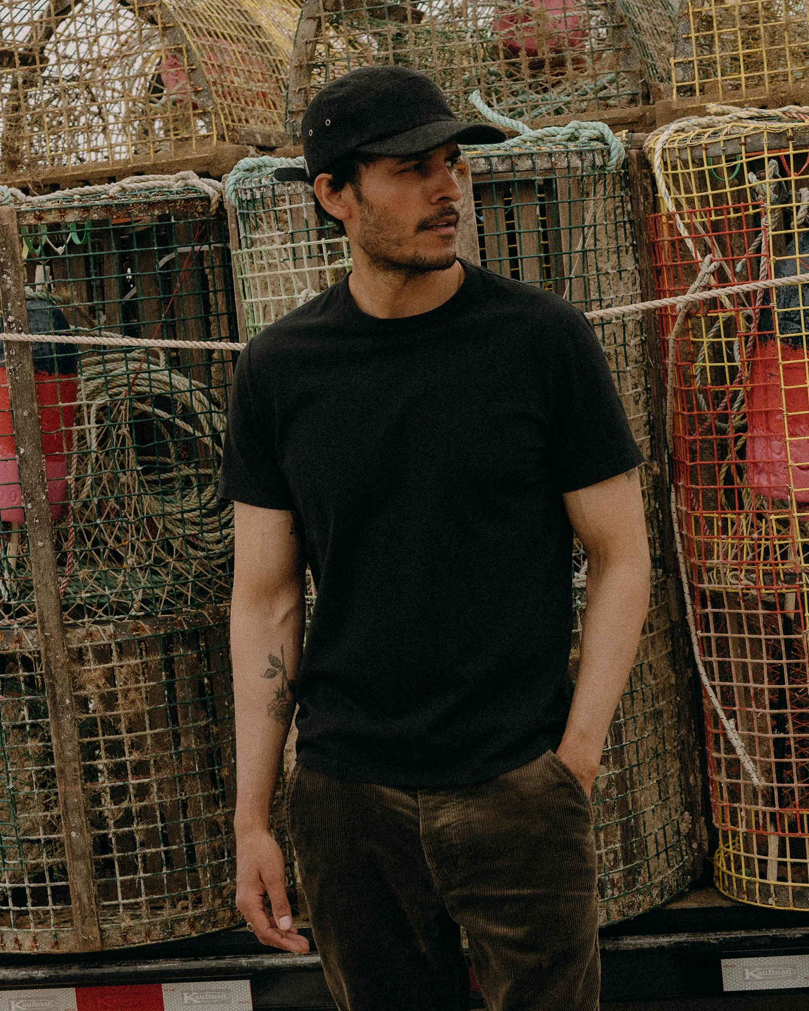 The Organic Cotton Tee in Black - Image 3