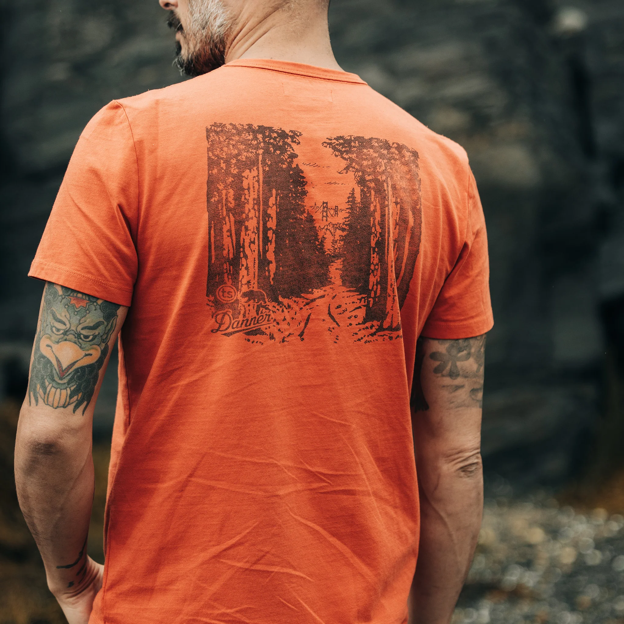 The Organic Cotton Tee in Coastal Trail - Image 3