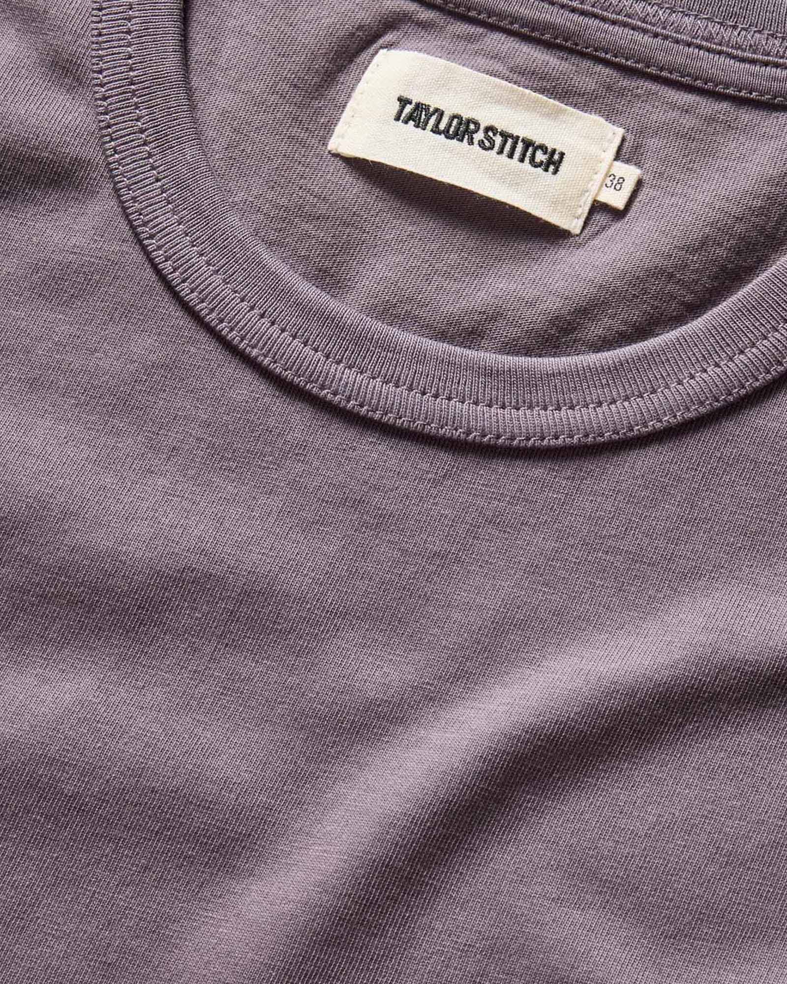 The Organic Cotton Tee in Dried Plum - Image 4