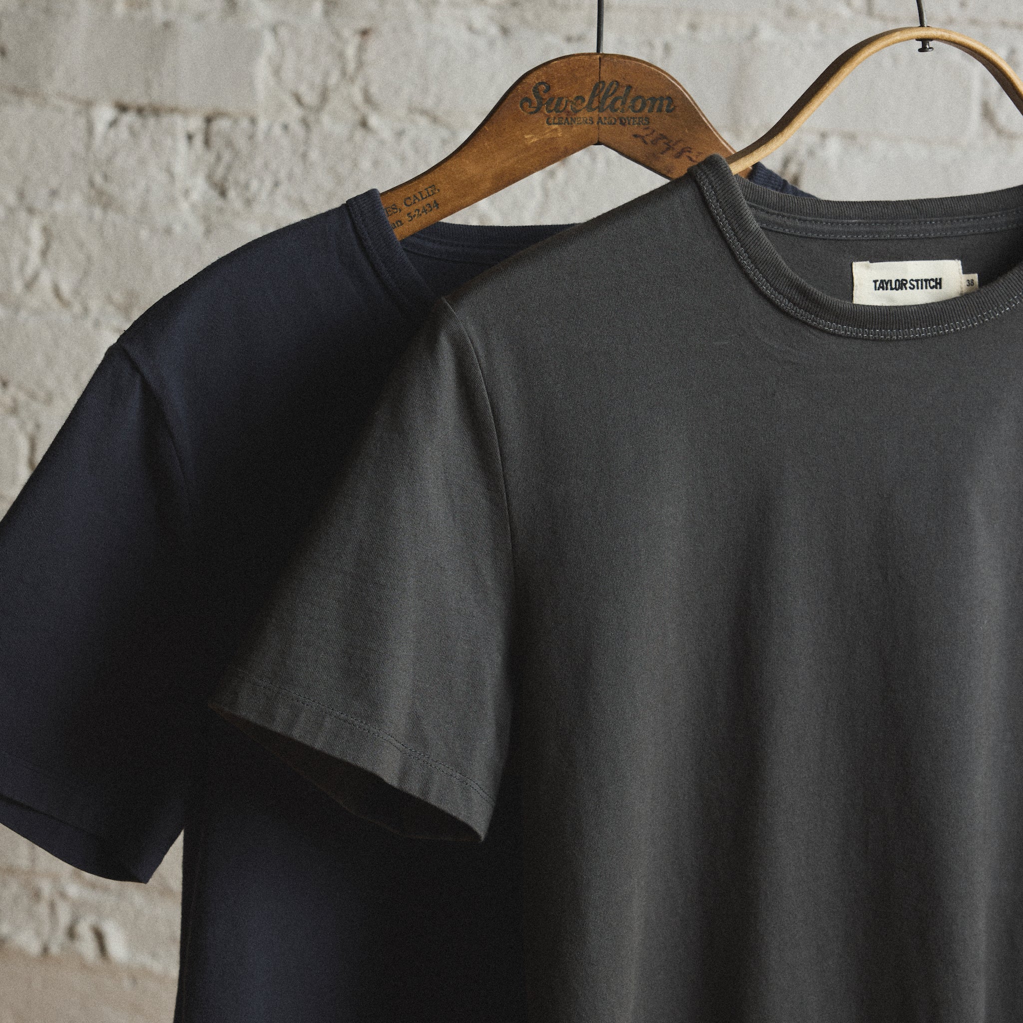 The Organic Cotton Tee in Faded Black - Image 5