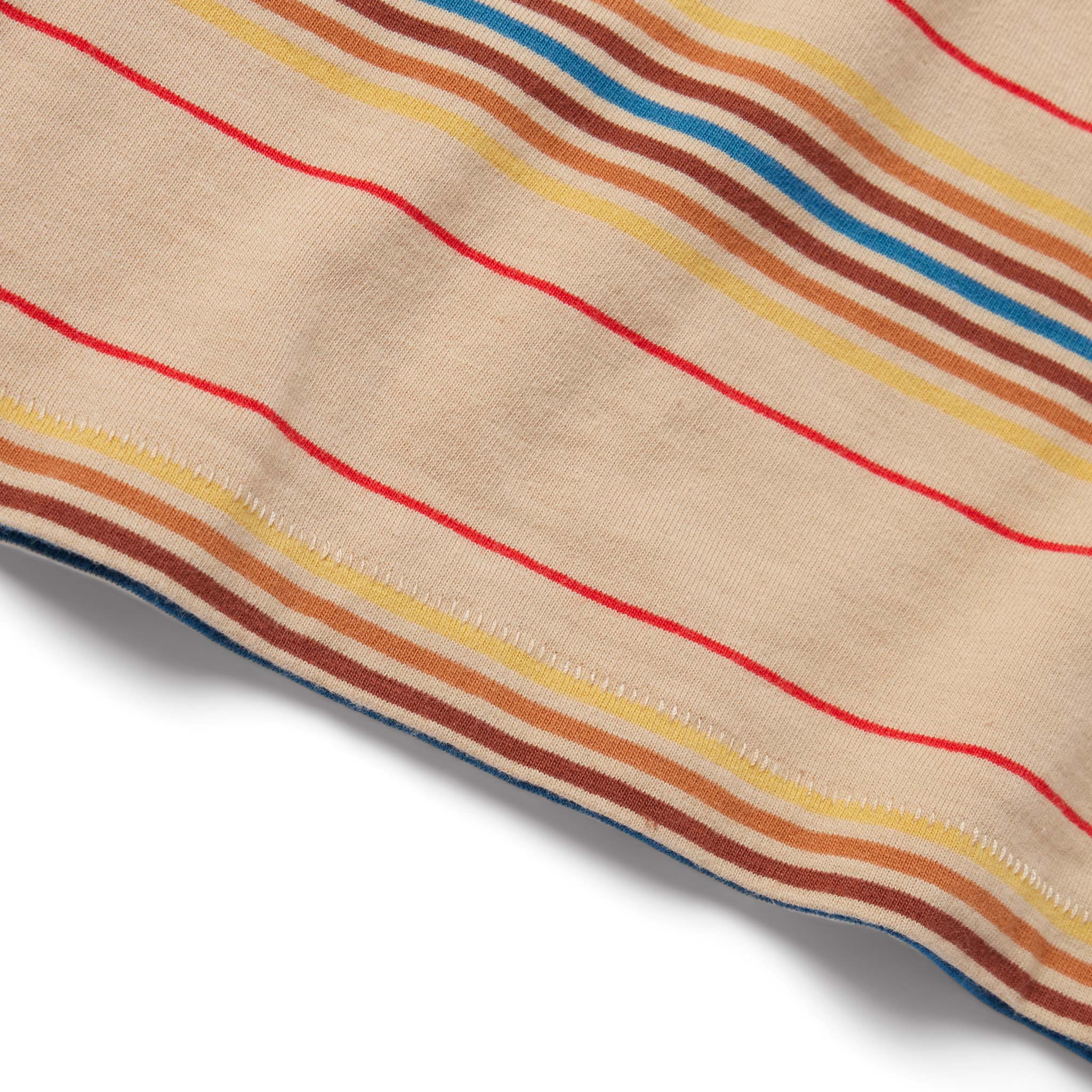 The Organic Cotton Tee in Sand Stripe - Image 8