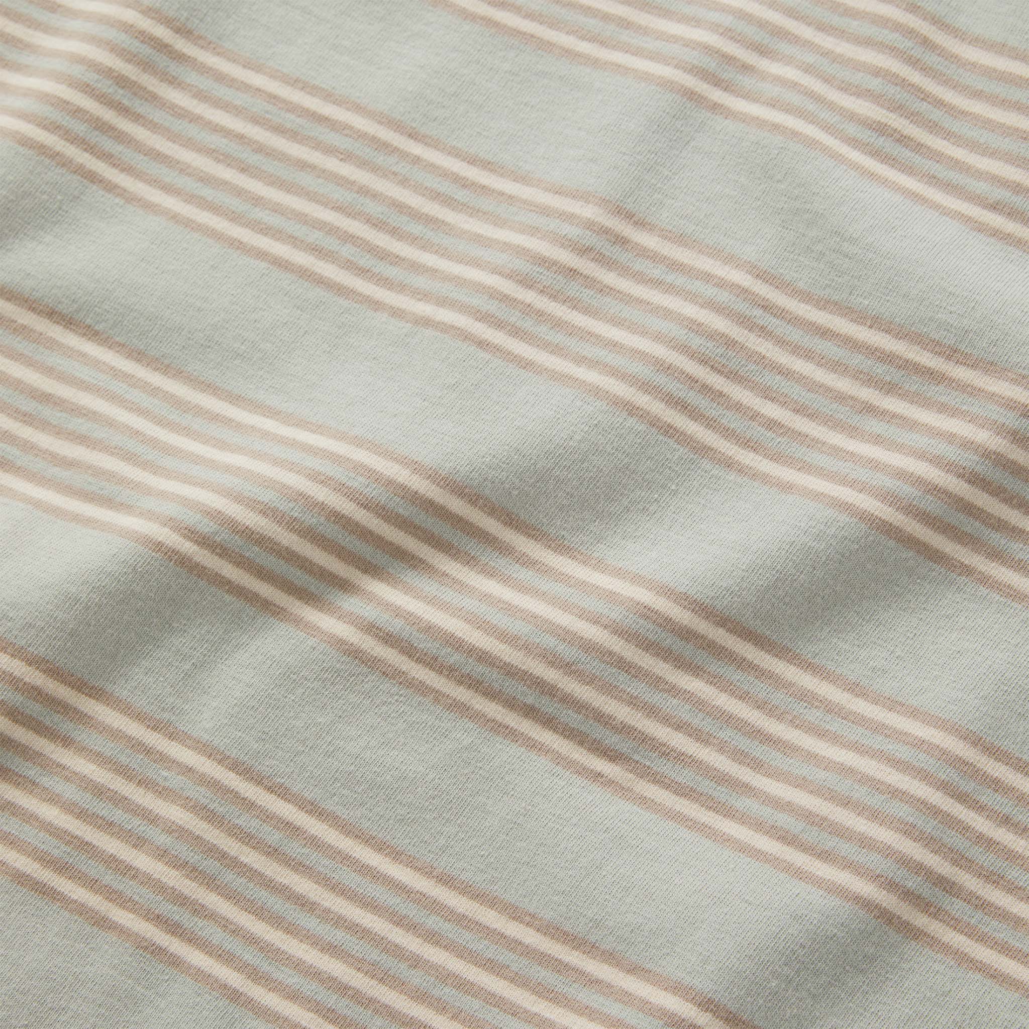 The Organic Cotton Tee in Seafoam Stripe - Image 6