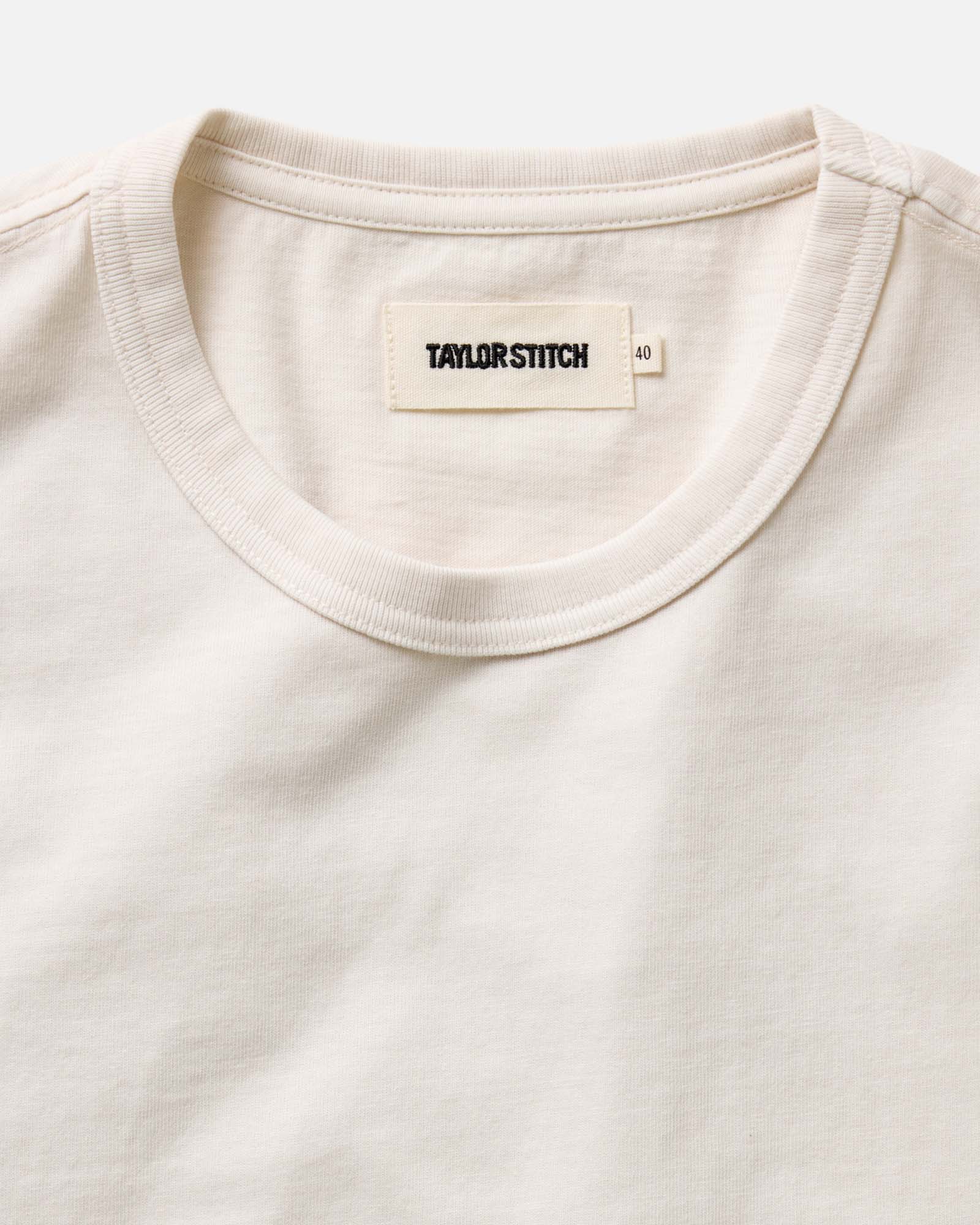 The Organic Cotton Tee in Vintage White - Image 4