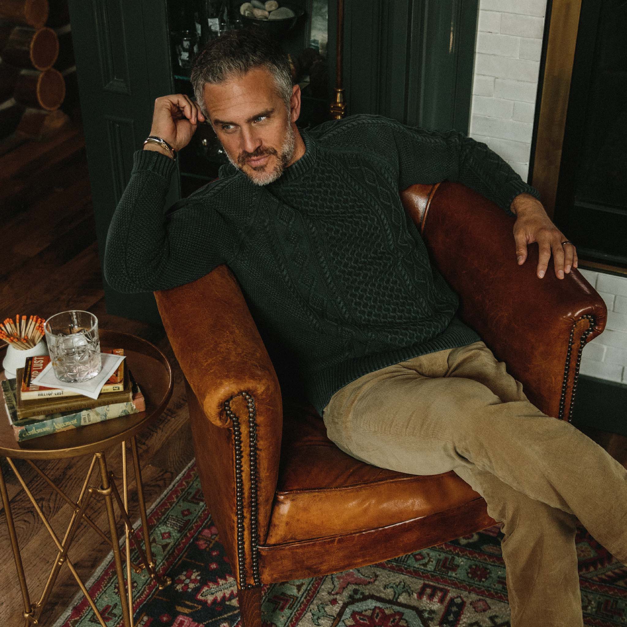 The Orr Sweater in Charcoal - Image 2