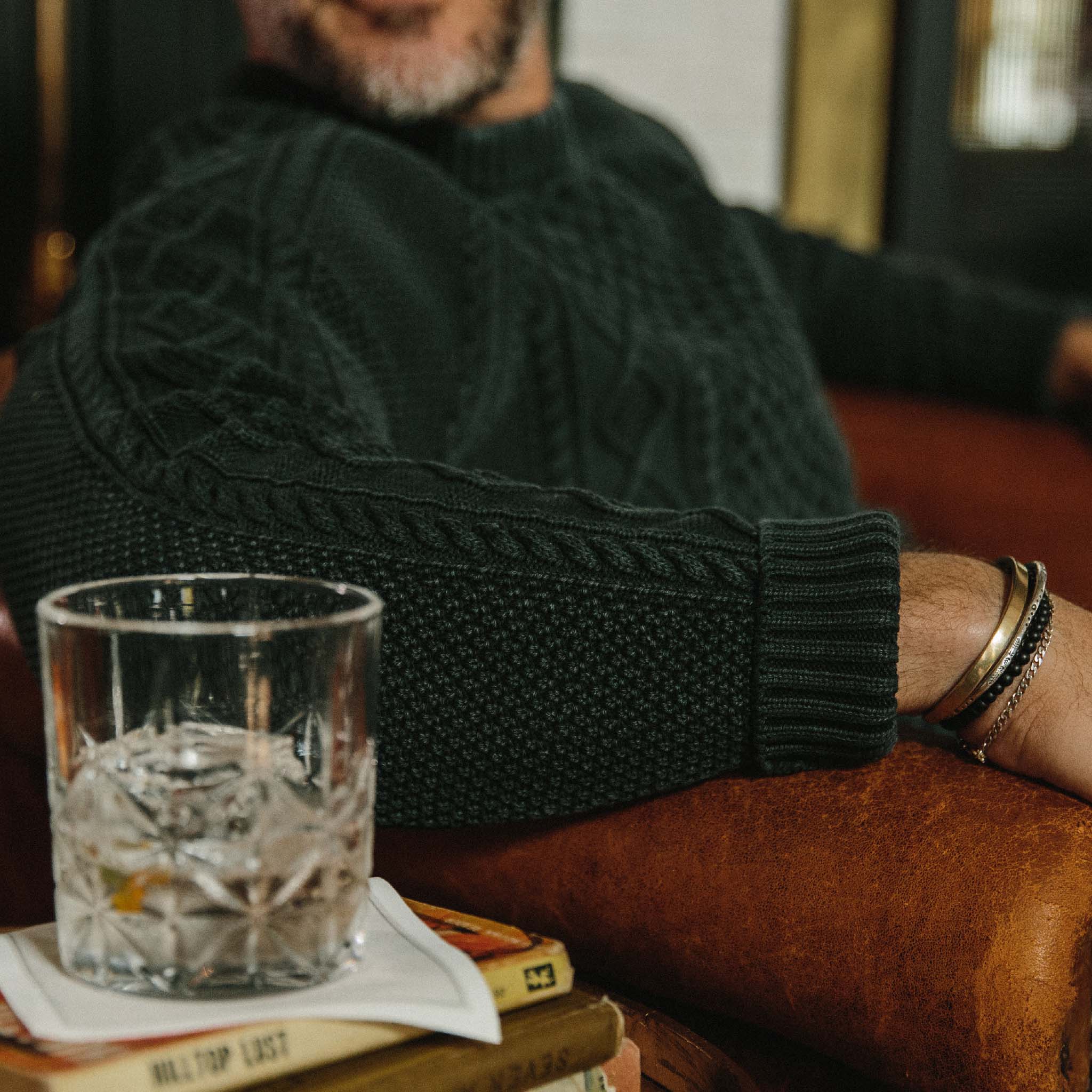The Orr Sweater in Charcoal - Image 4
