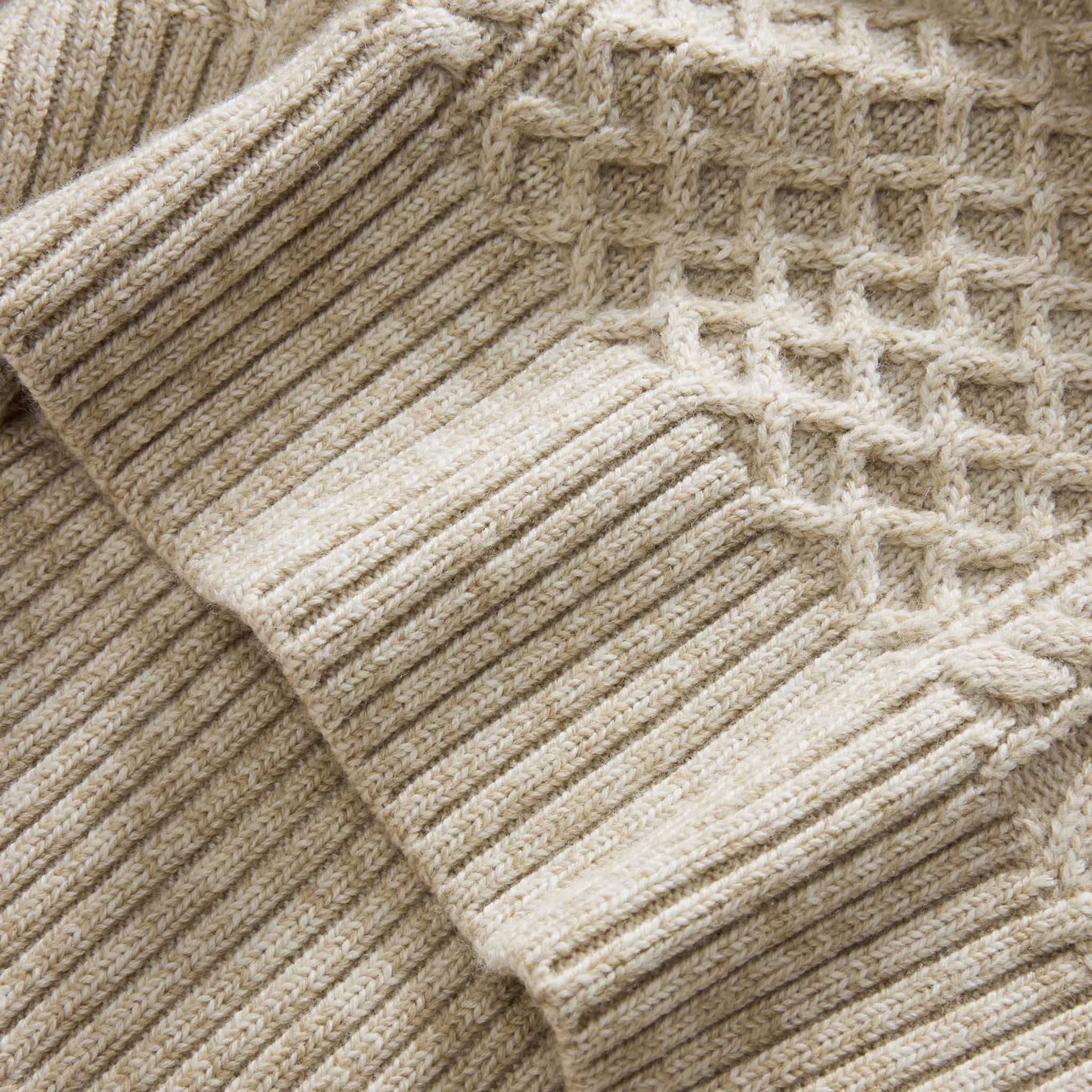 The Orr Sweater in Marled Oat Merino - Image 6