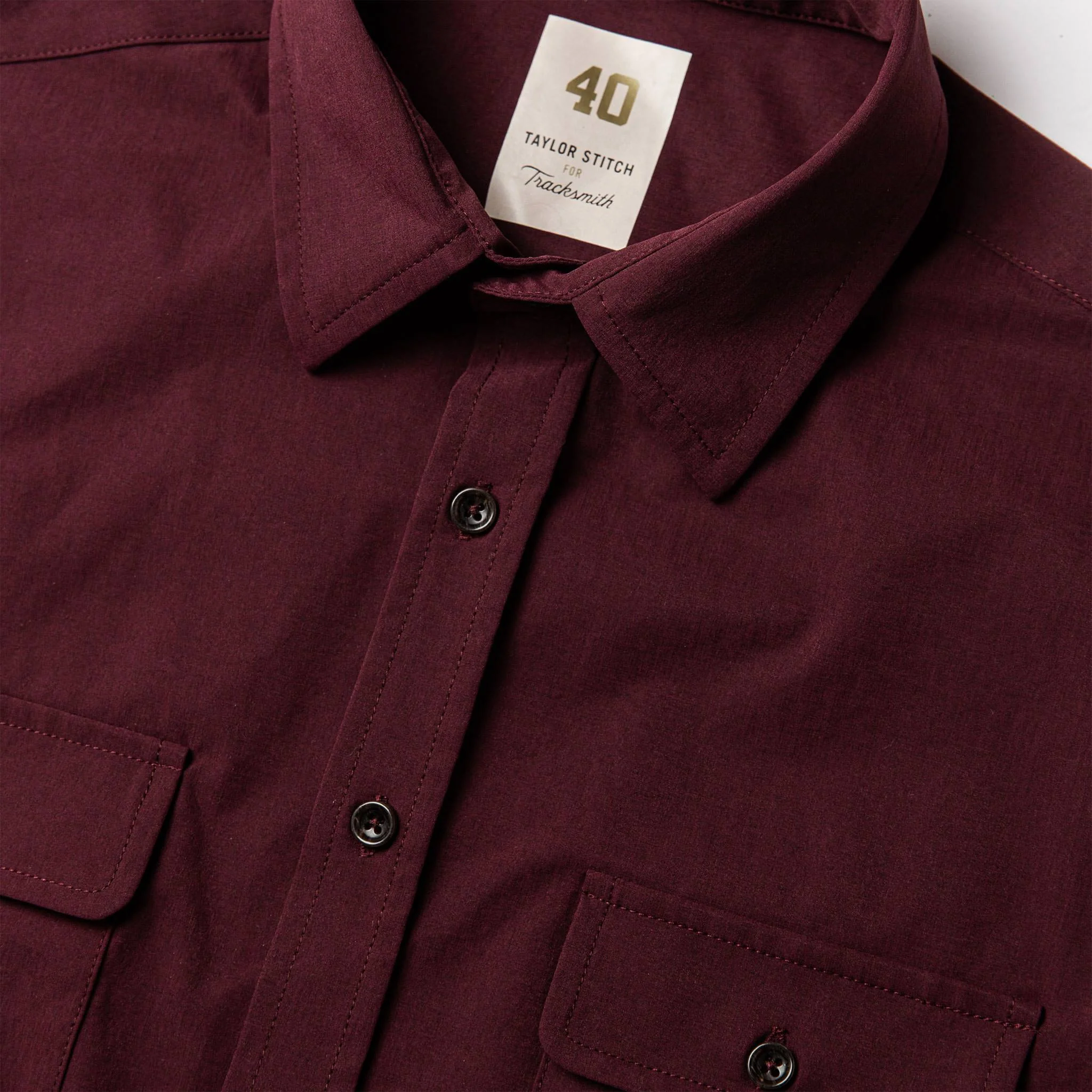 The Over Shirt in Wine - Image 6
