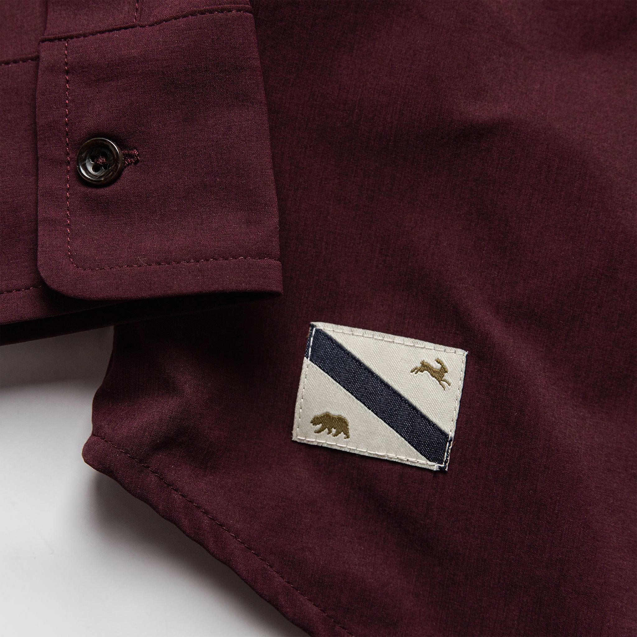 The Over Shirt in Wine - Image 7
