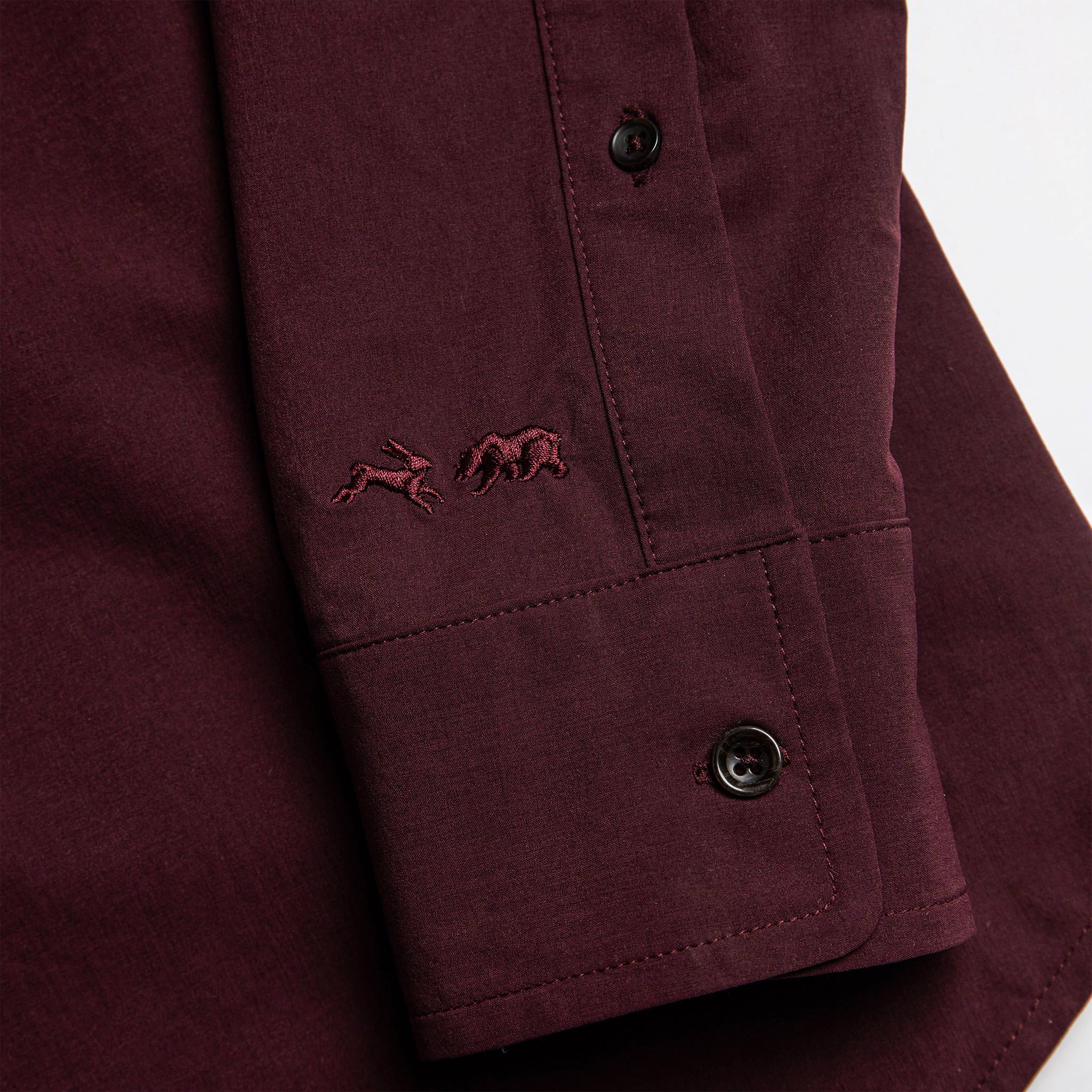 The Over Shirt in Wine - Image 9