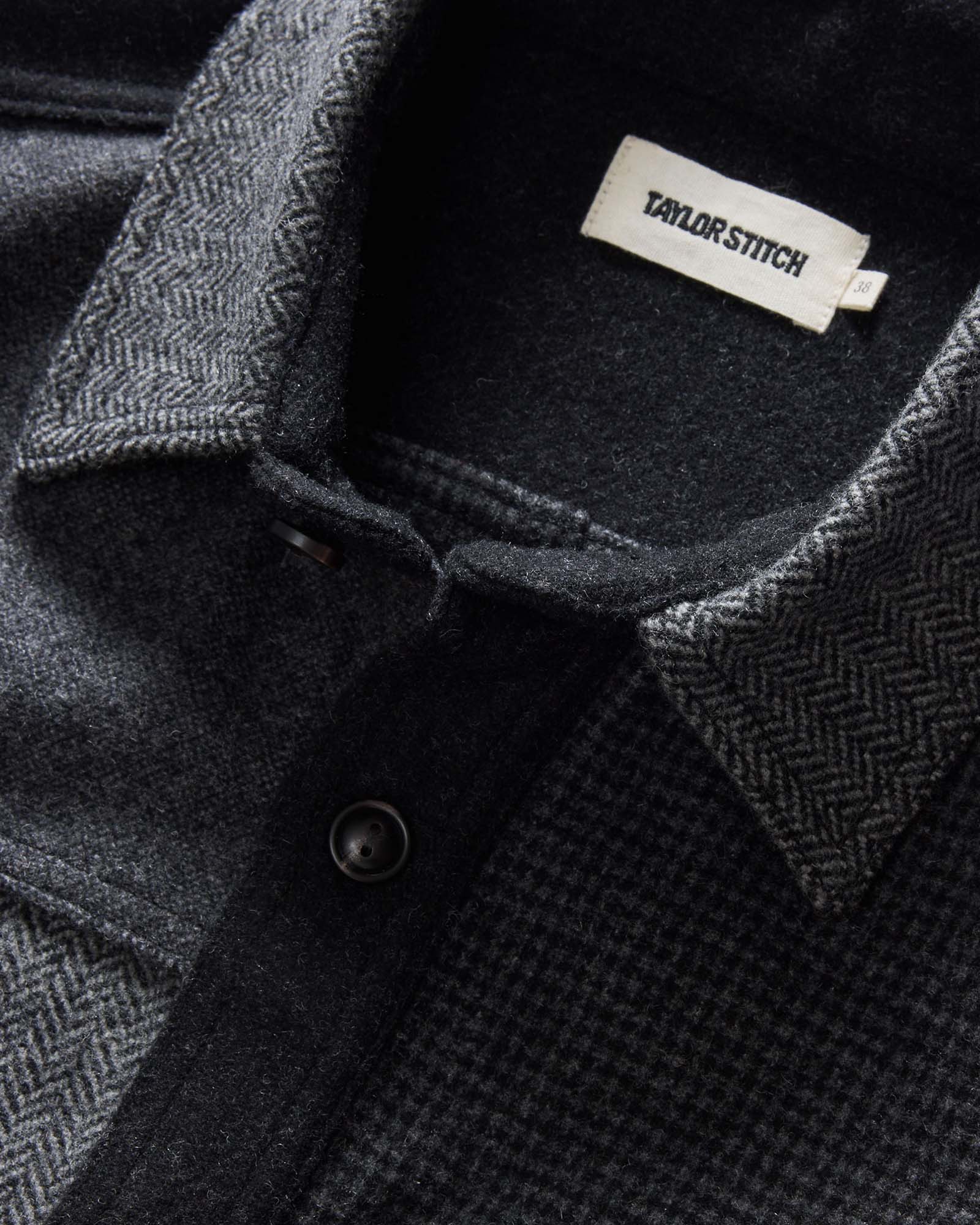 The Patchwork Overshirt in Ash Tweed - Image 7