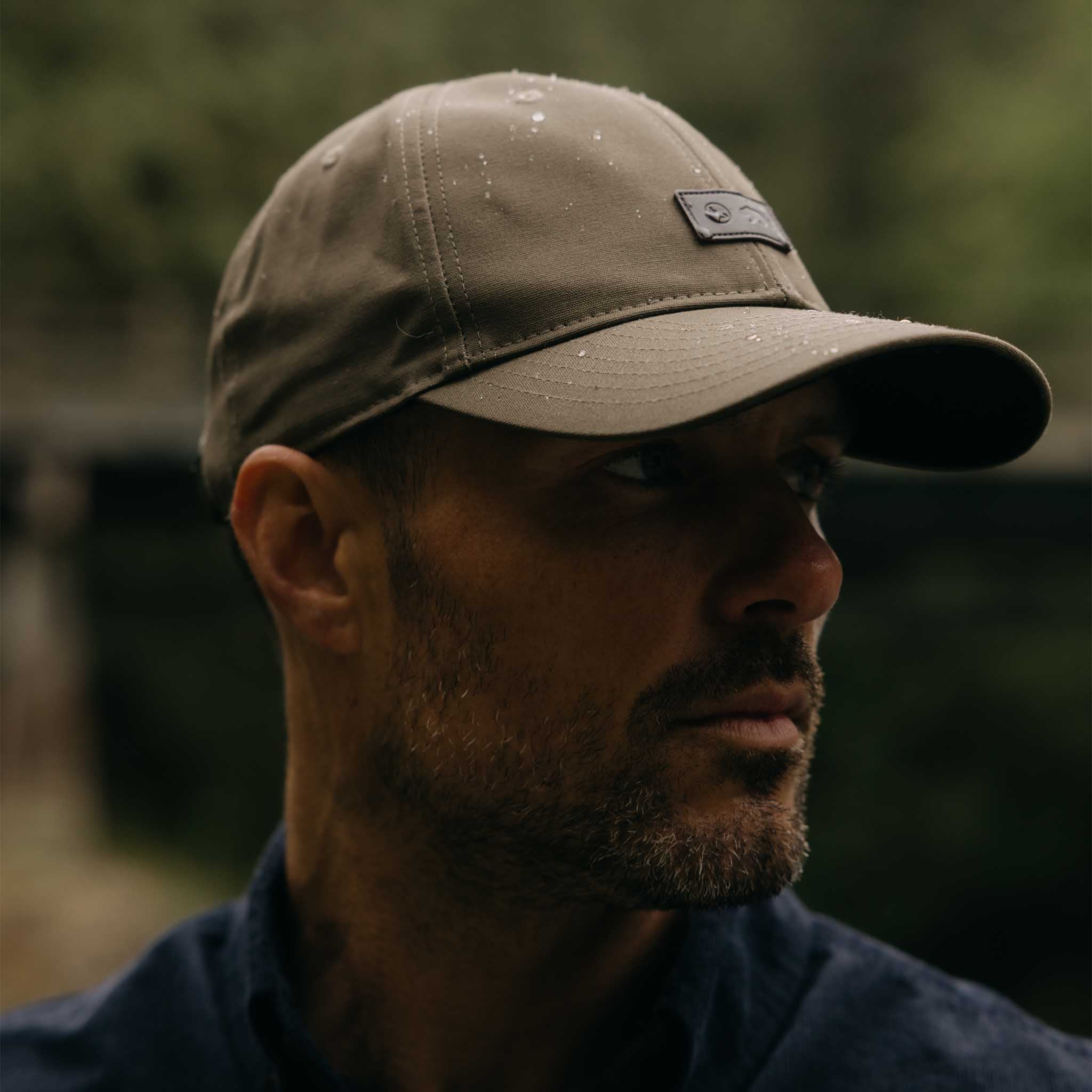 The Pathfinder Cap in Fatigue Olive Dry Wax - Image 2