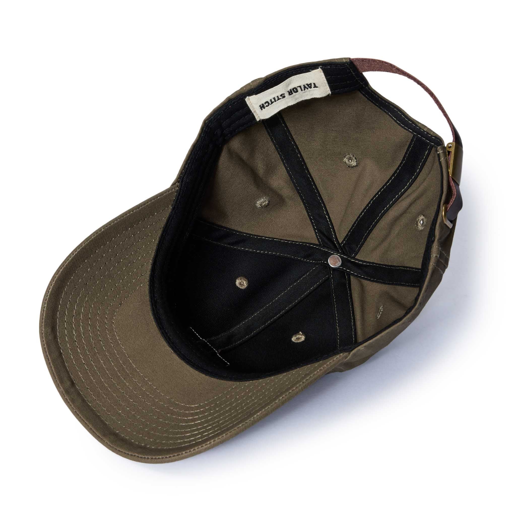 The Pathfinder Cap in Fatigue Olive Dry Wax - Image 7
