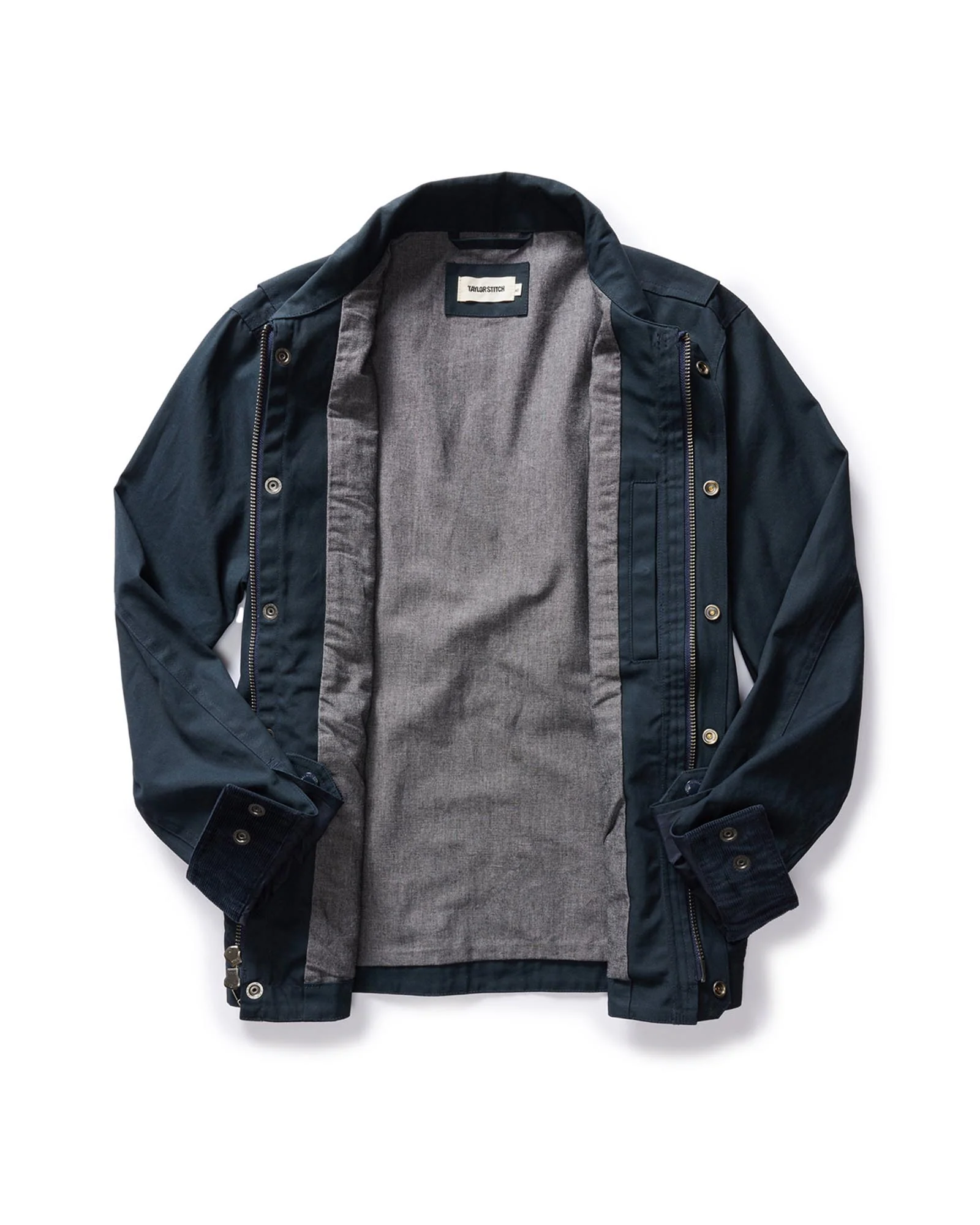 The Pathfinder Jacket in Dark Navy Dry Wax - Image 6