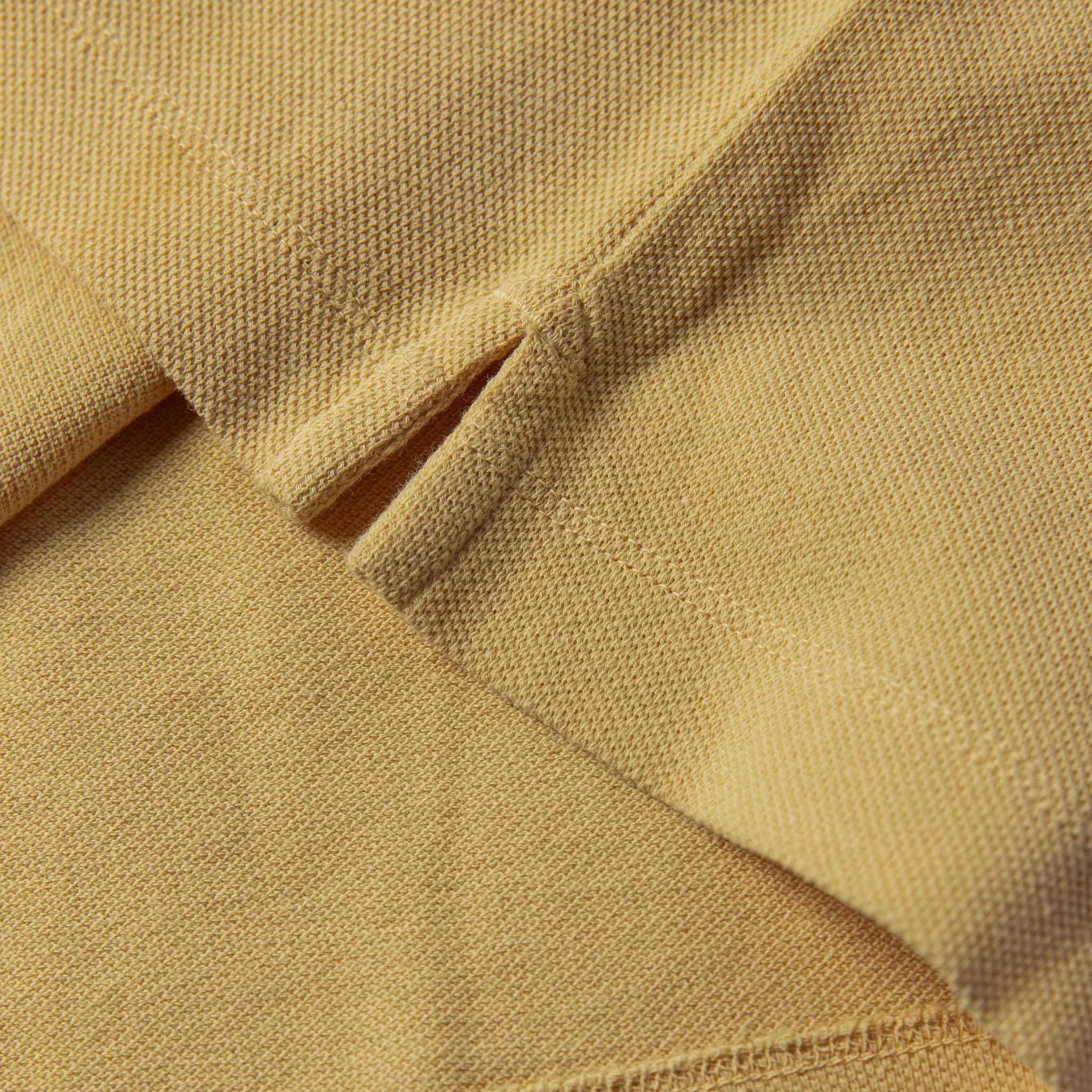 The Pique Polo in Straw - Image 7